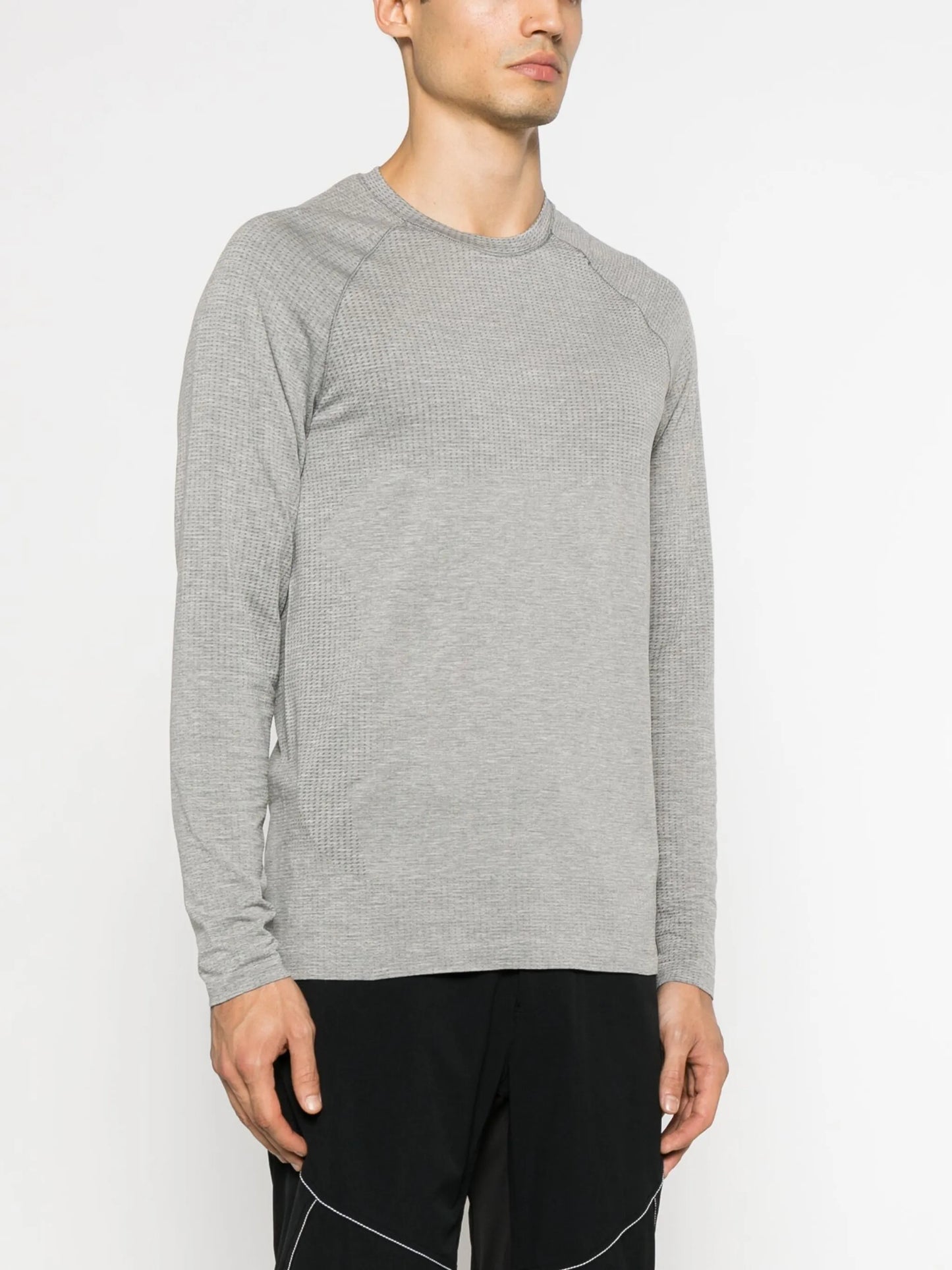 perforated-detail long-sleeved T-Shirt