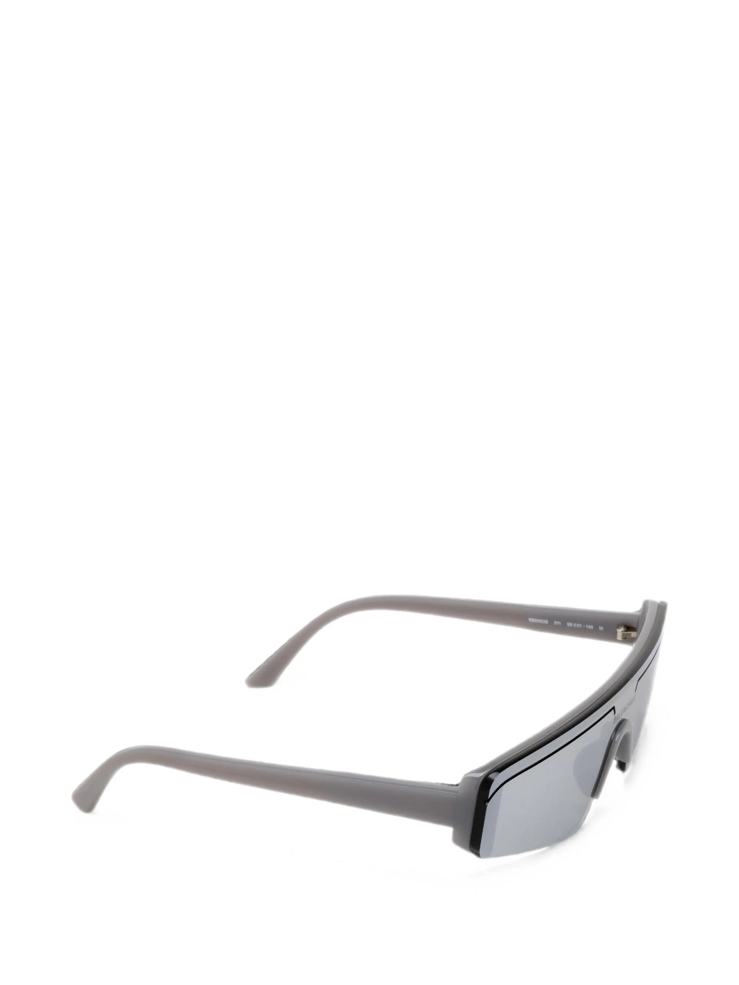 Ski rectangular-frame sunglasses