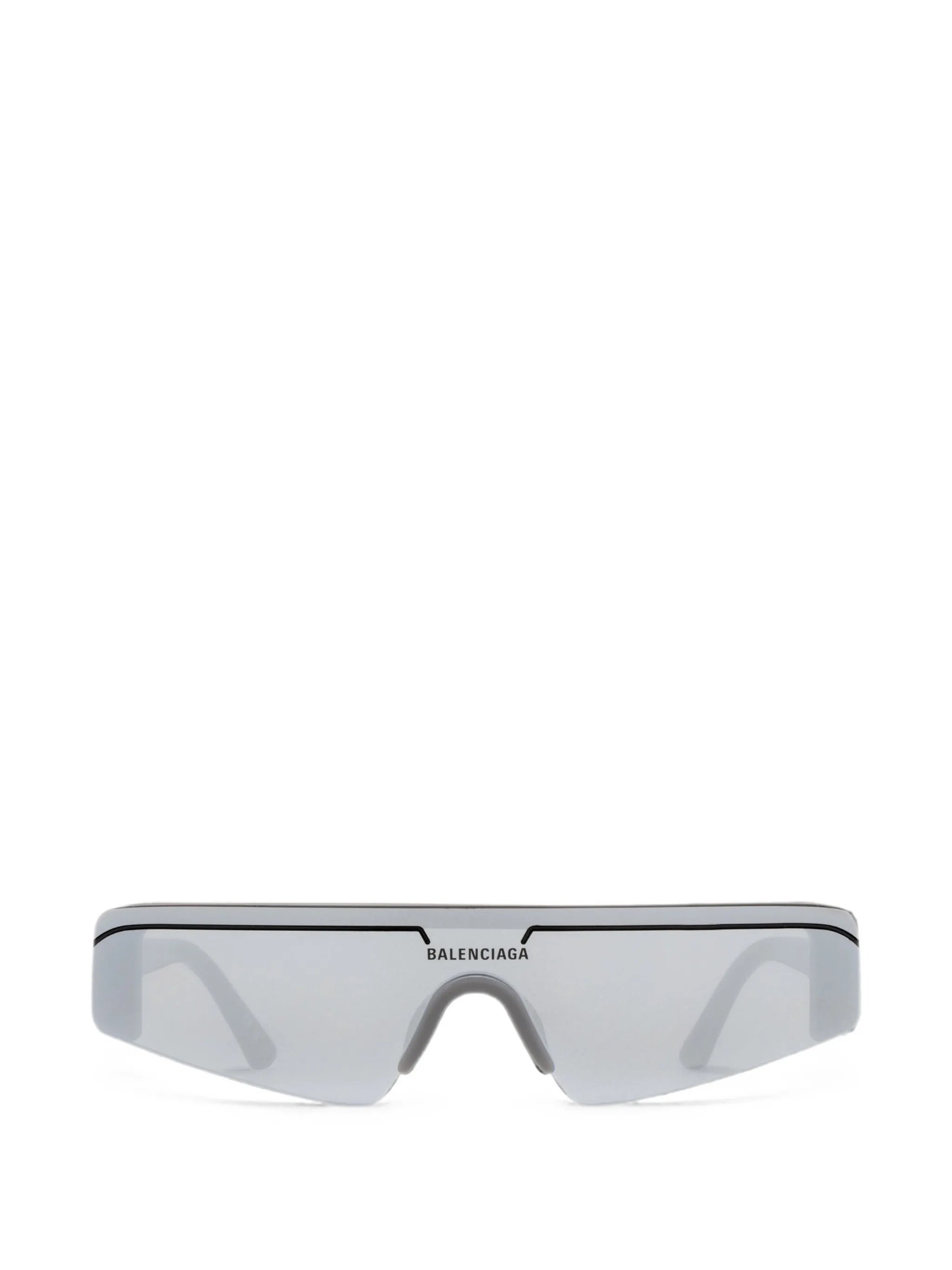 Ski rectangular-frame sunglasses