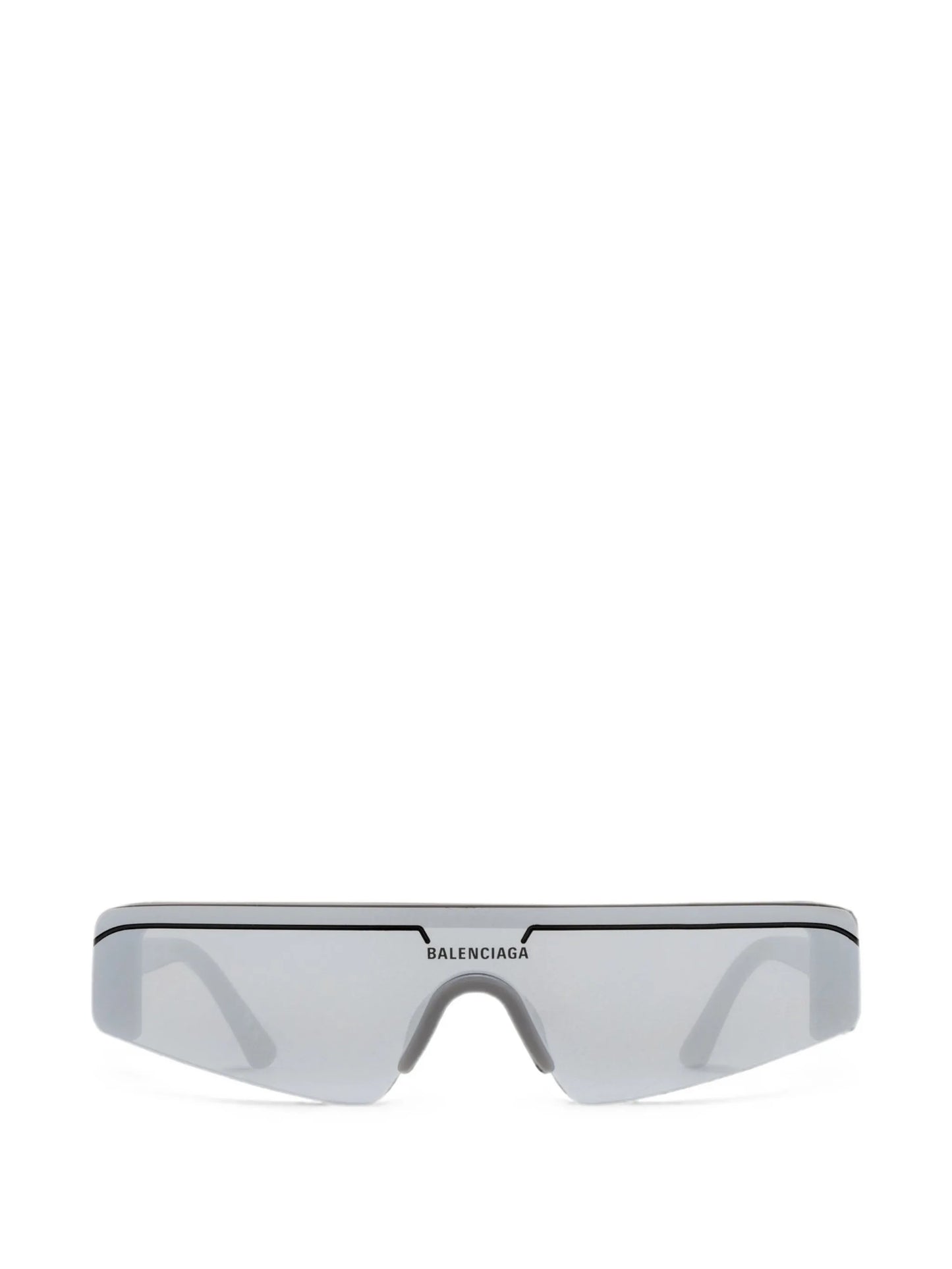 Ski rectangular-frame sunglasses