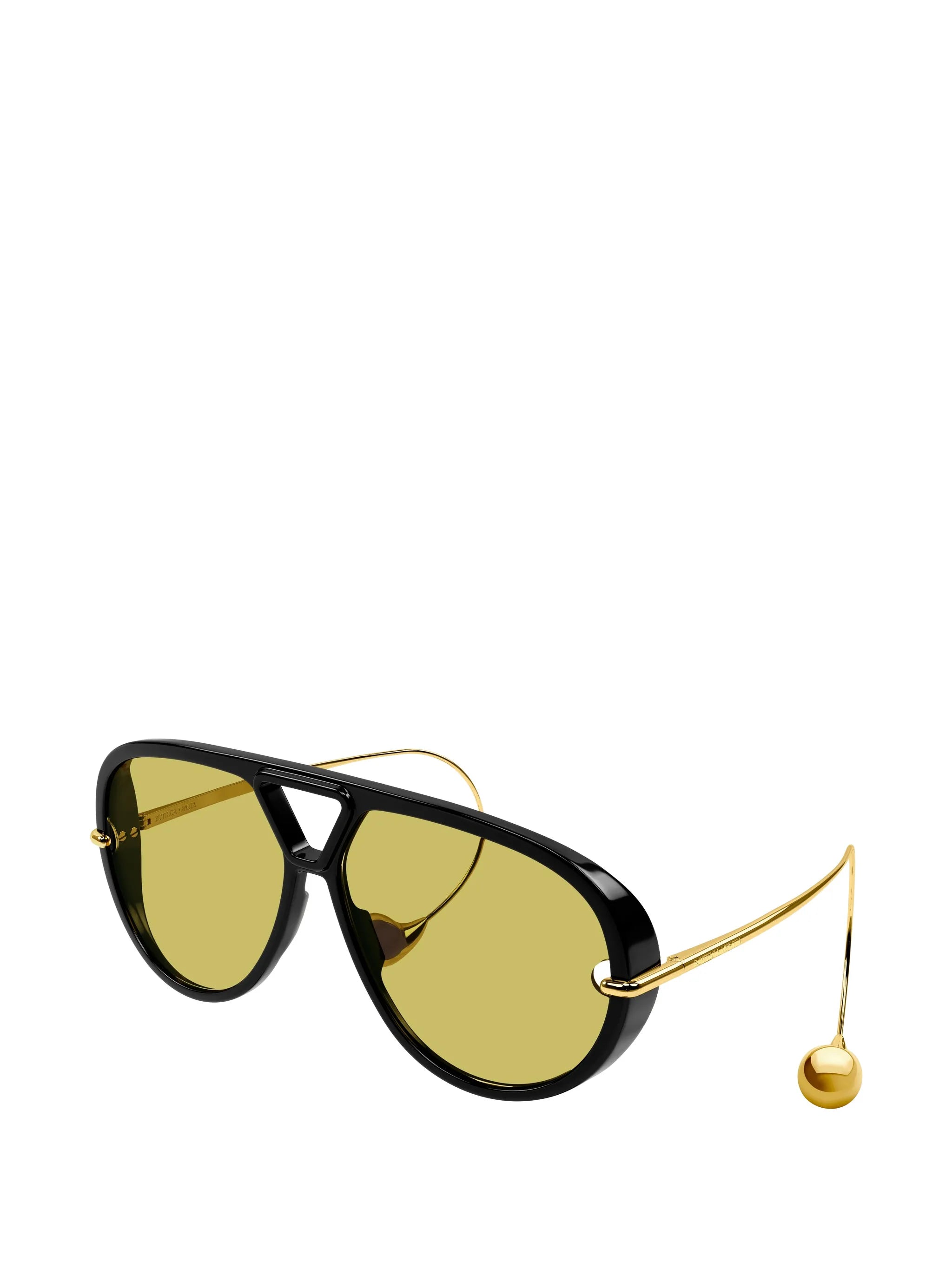 Drop pilot-frame sunglasses