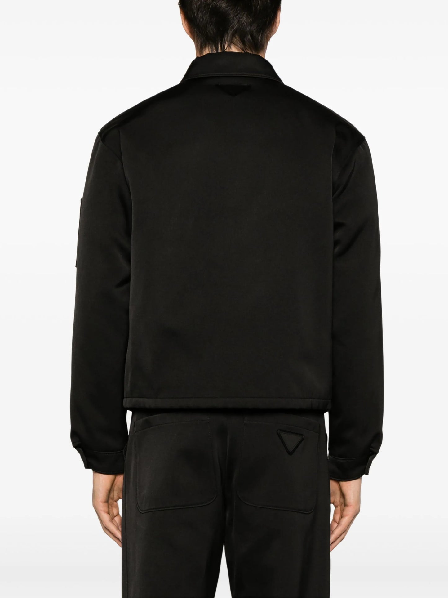triangle-logo blouson jacket