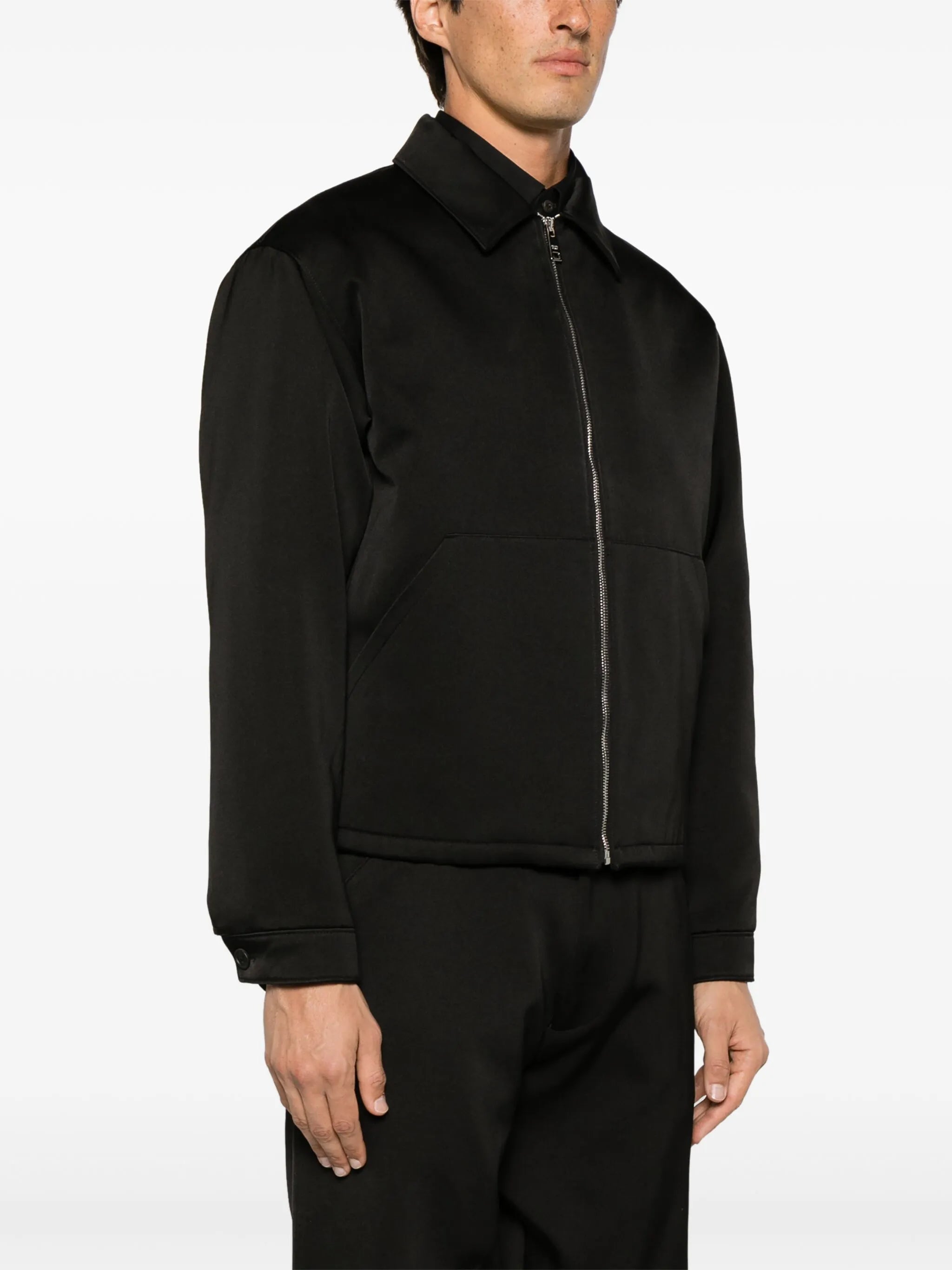 triangle-logo blouson jacket