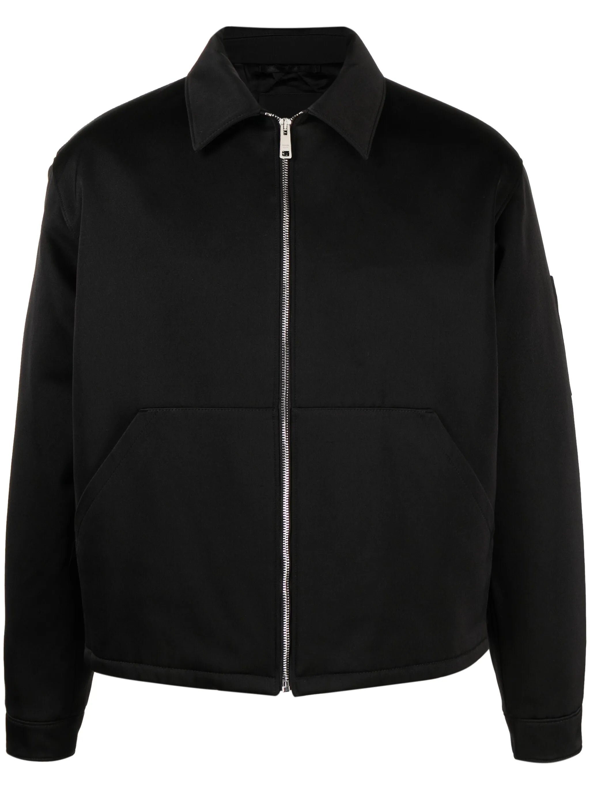 triangle-logo blouson jacket