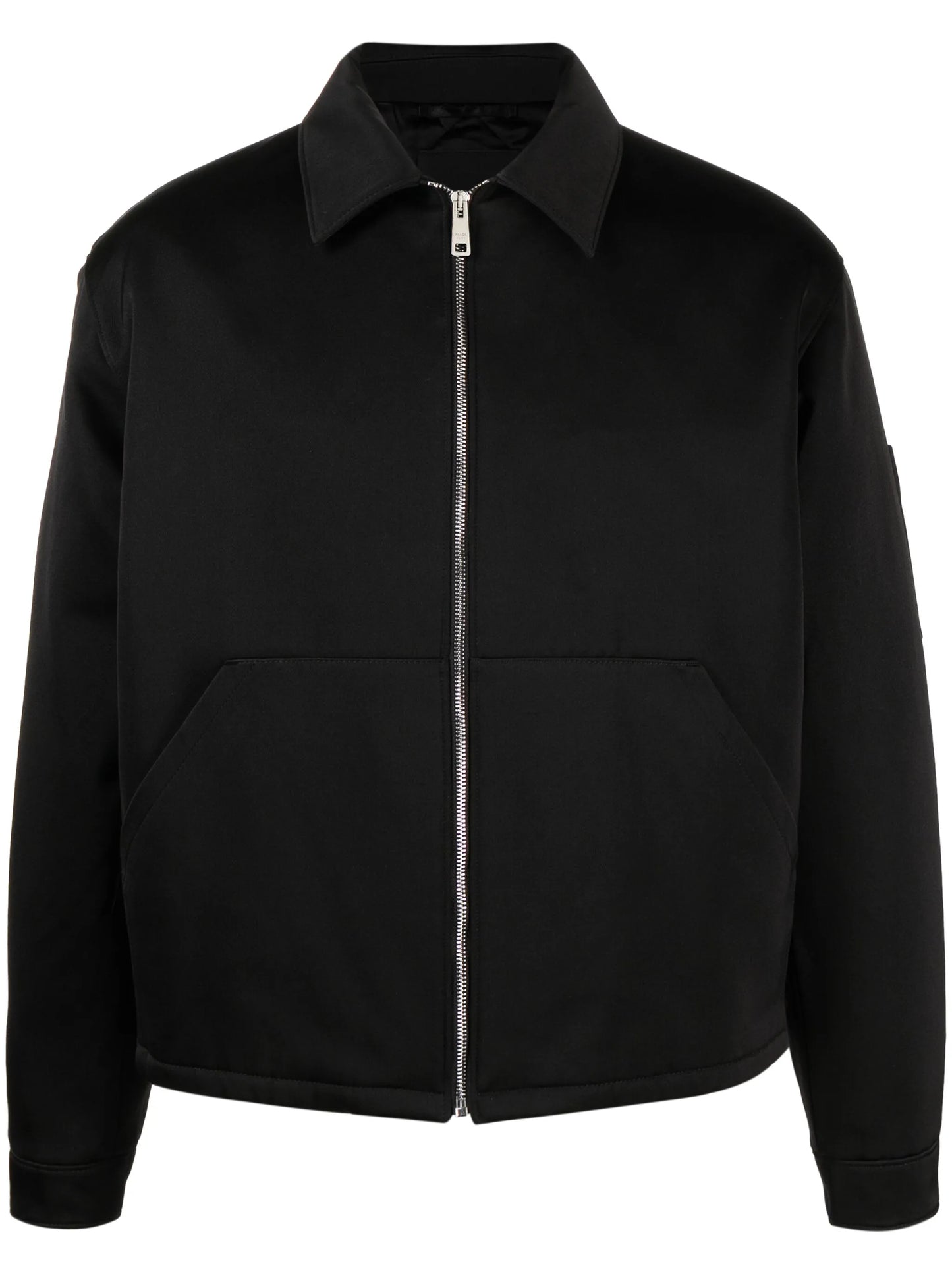 triangle-logo blouson jacket