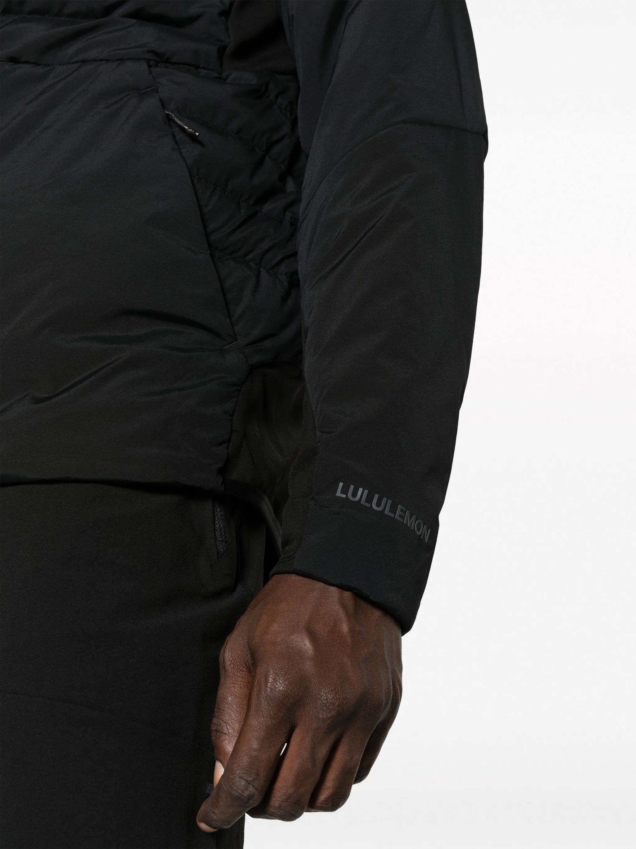 Down For It hooded quilted jacket