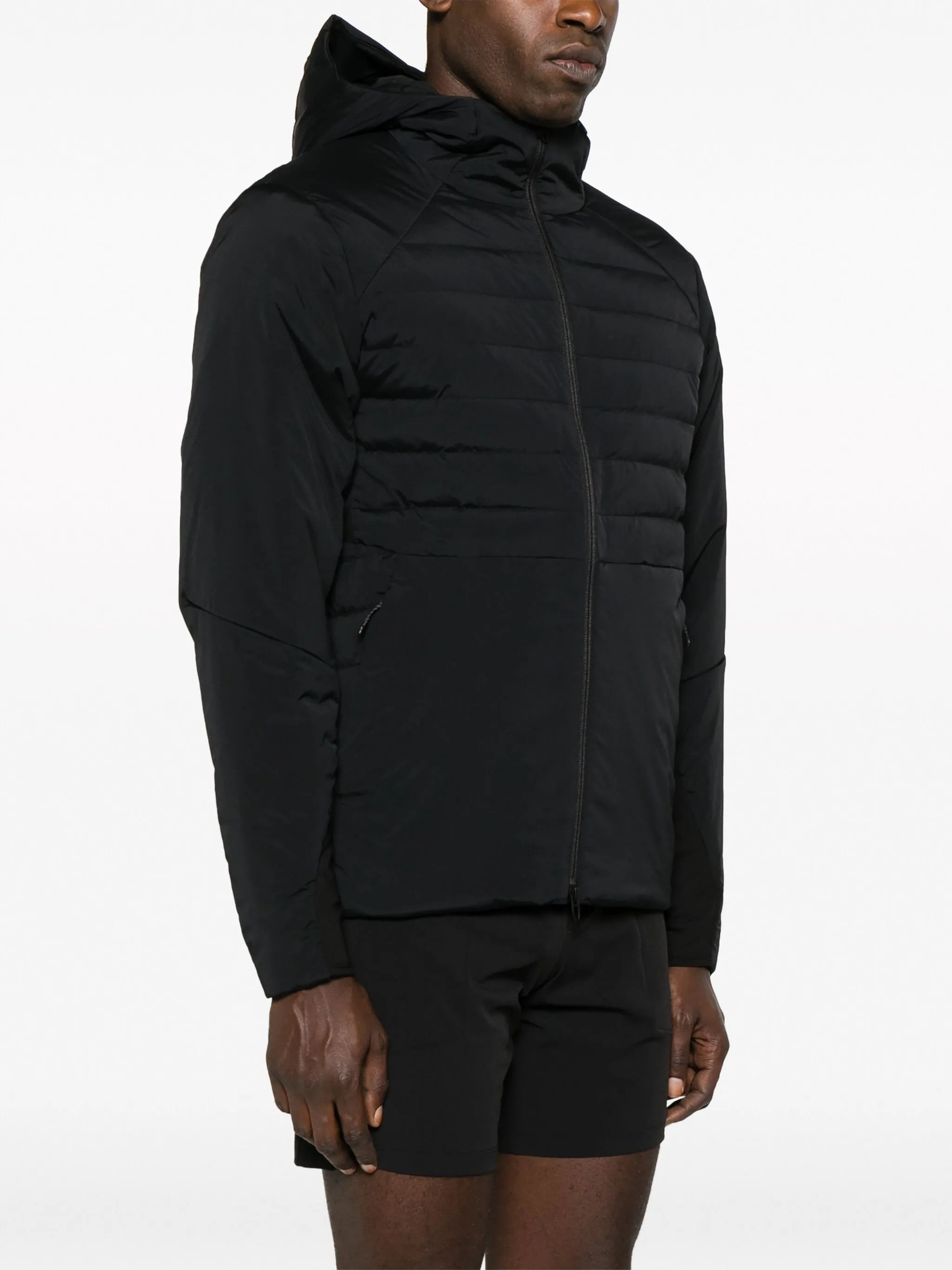Down For It hooded quilted jacket