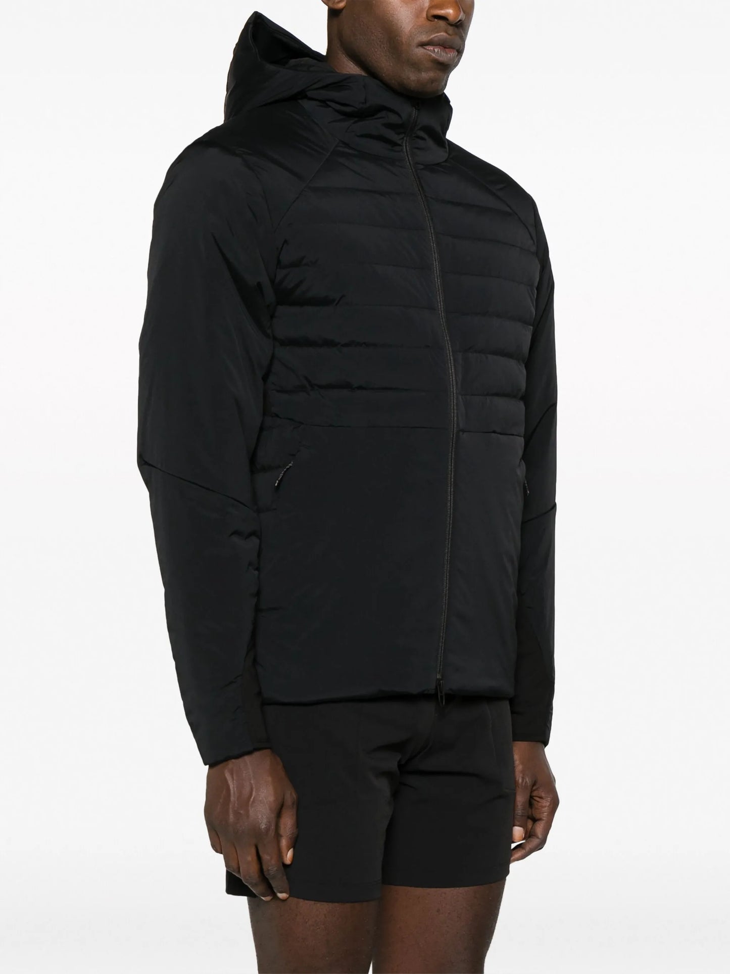 Down For It hooded quilted jacket