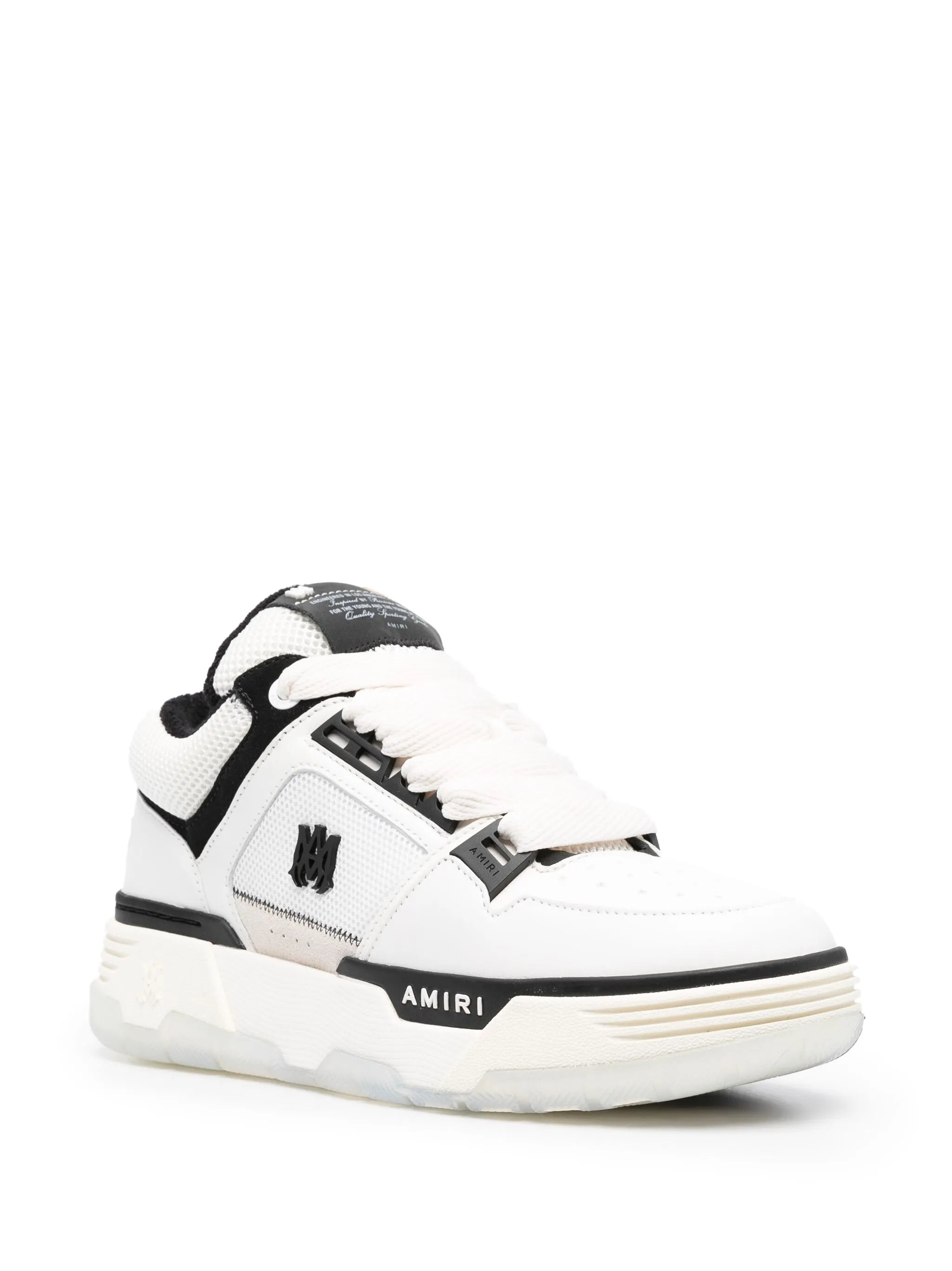 MA-1 leather sneakers