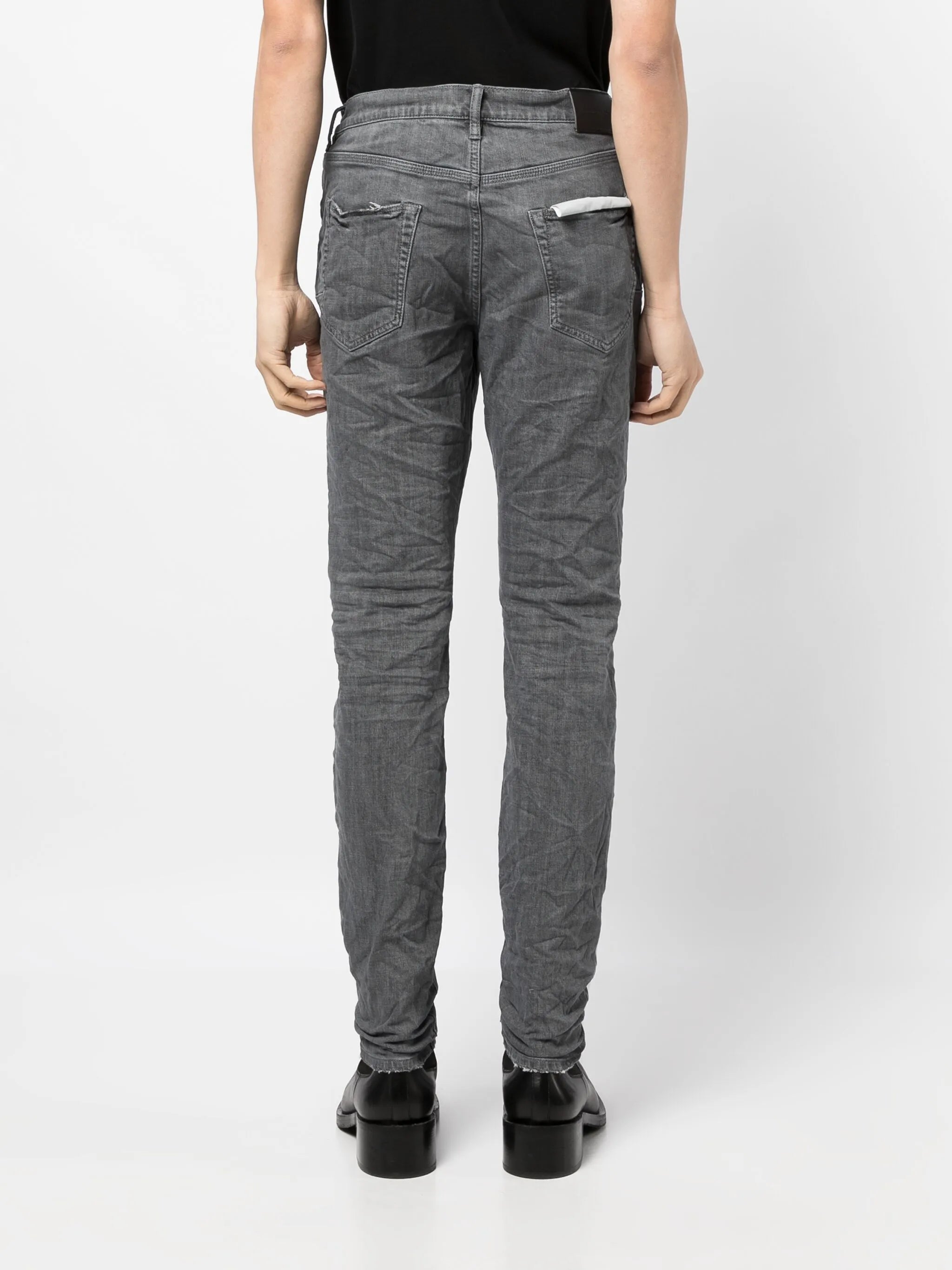 patchwork-detail denim jeans