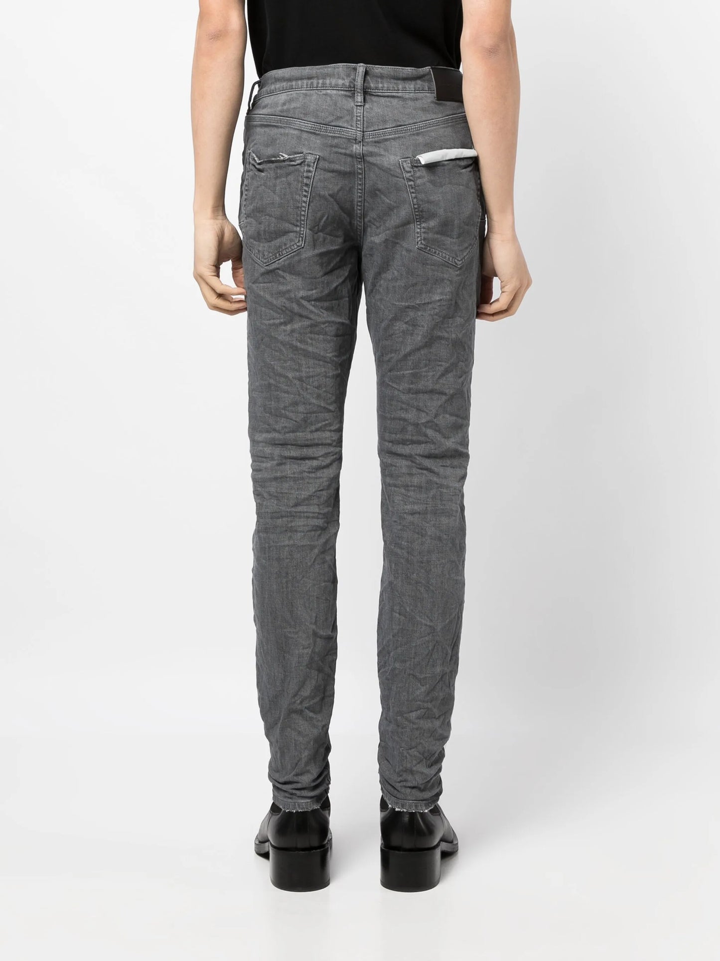 patchwork-detail denim jeans