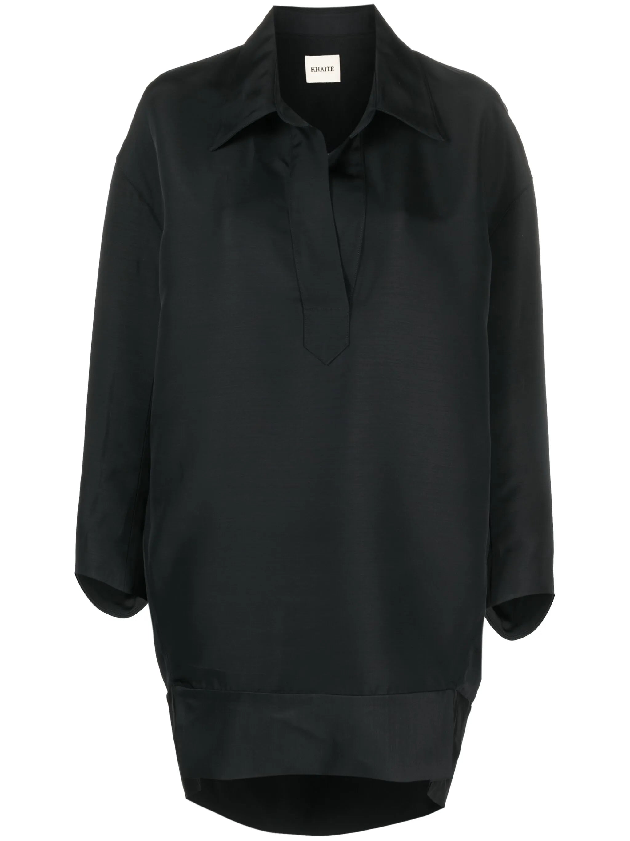 The Kal faille mini shirtdress
