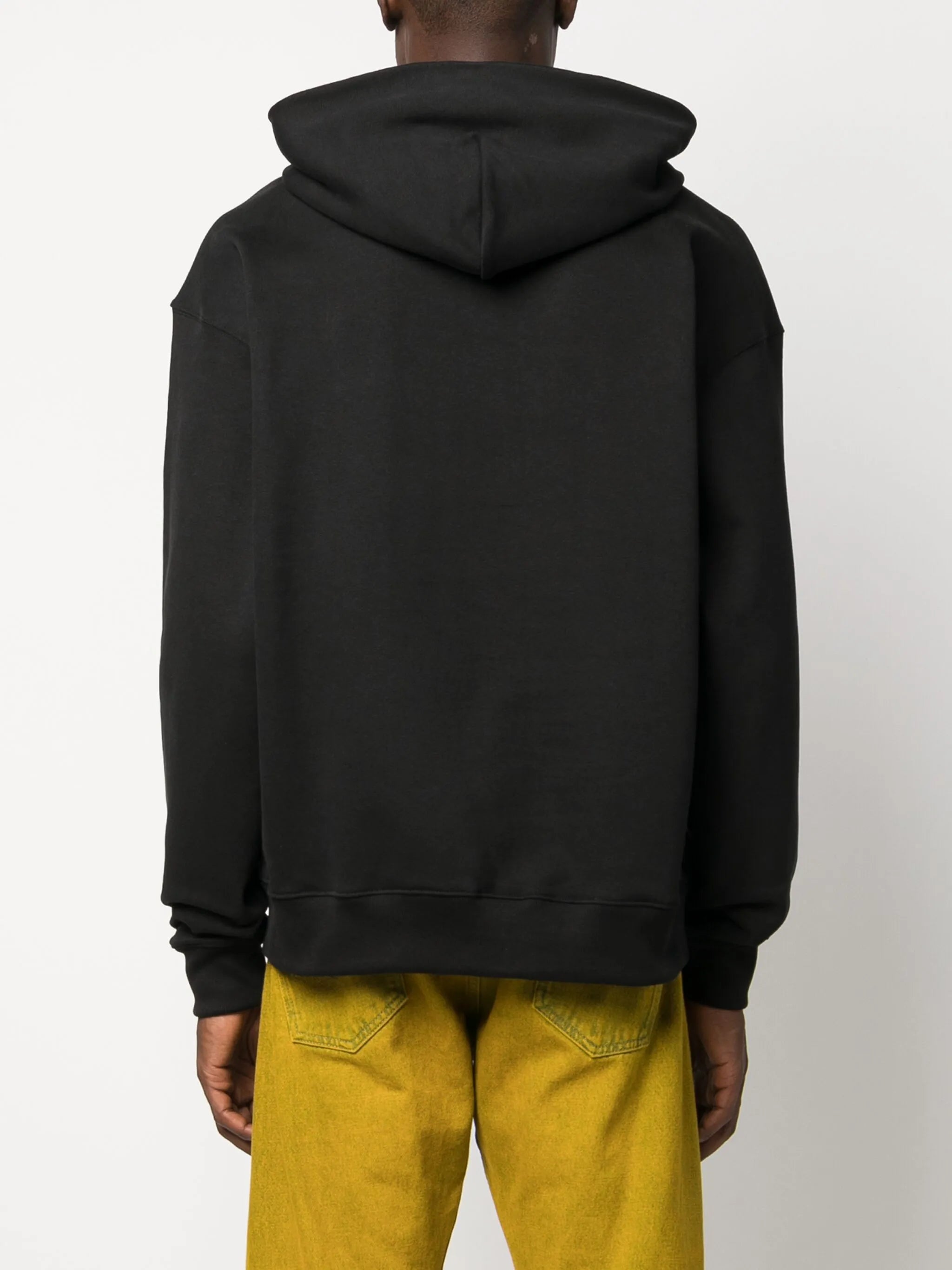 floral-patch hoodie