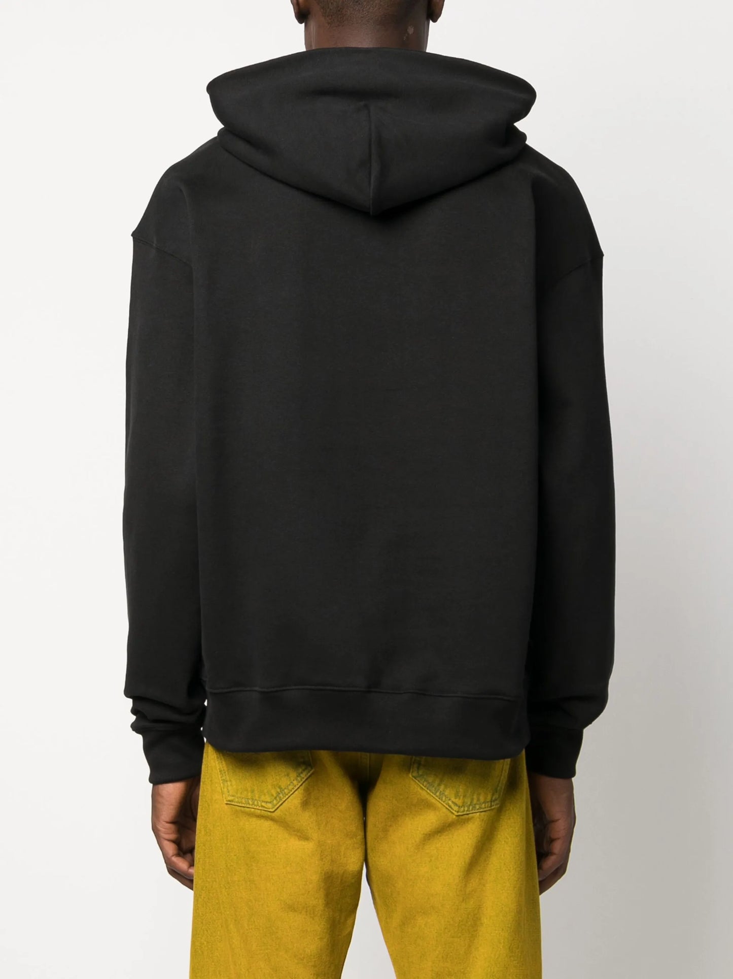 floral-patch hoodie