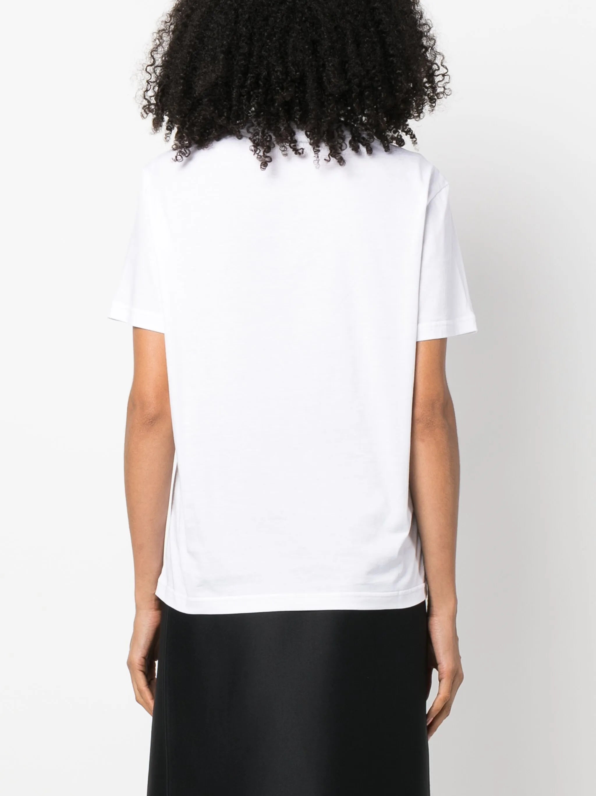 logo-embroidered cotton T-shirt