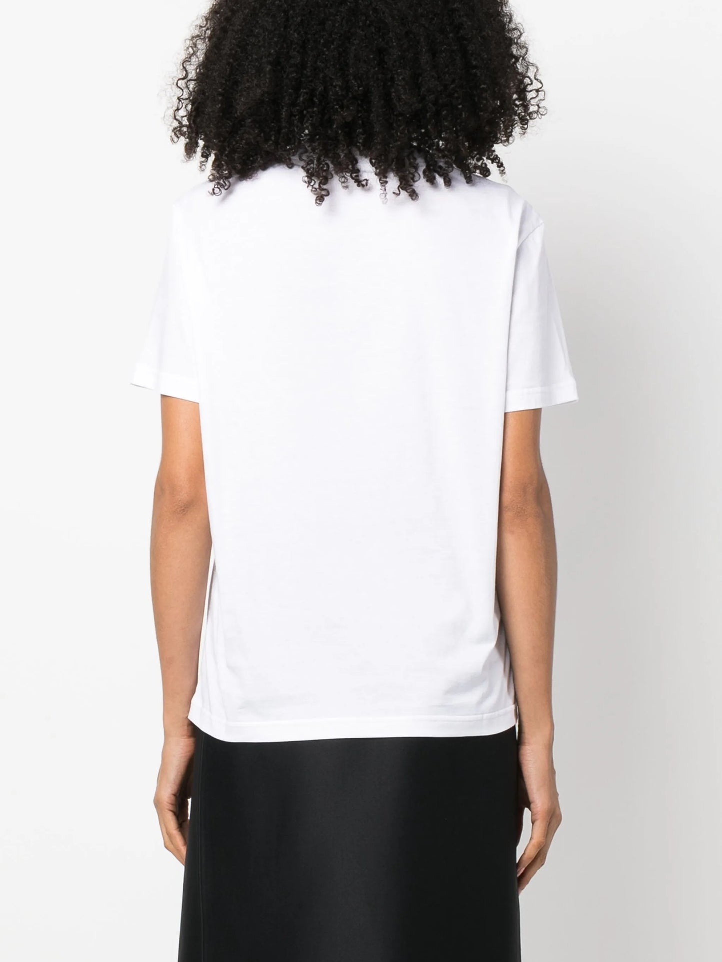 logo-embroidered cotton T-shirt