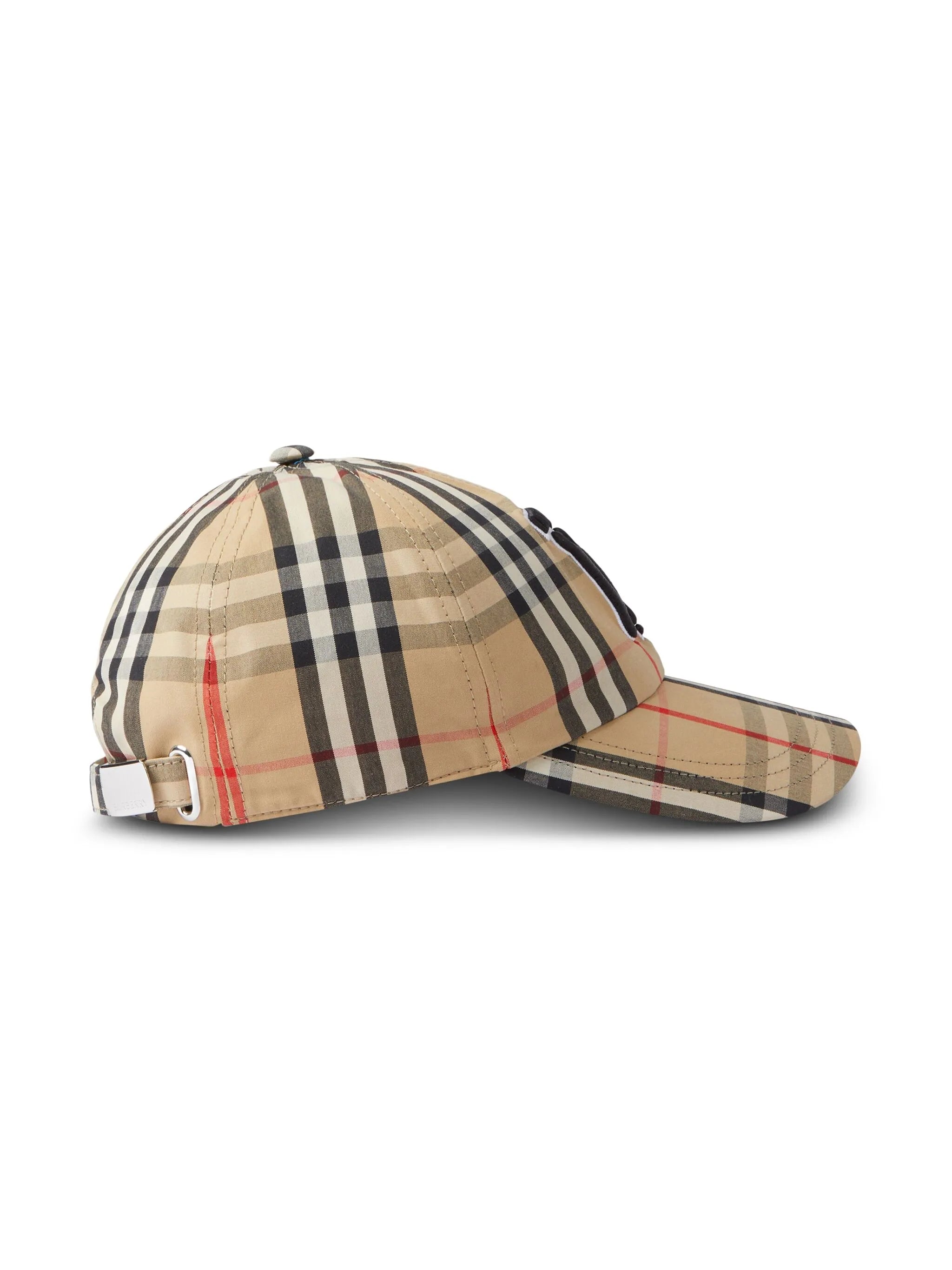 TB monogram Vintage Check cap