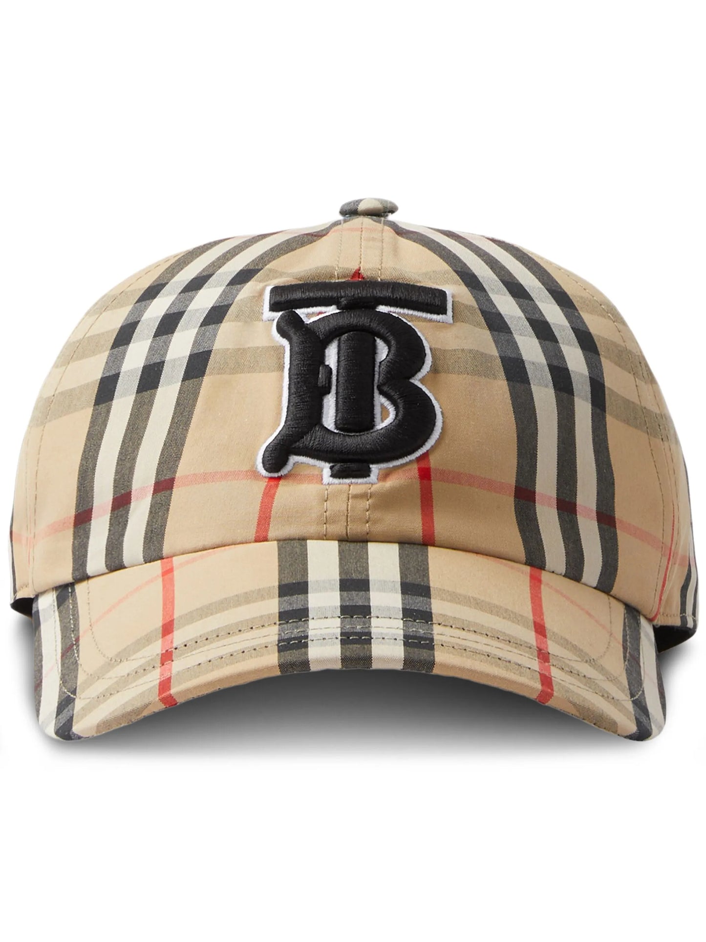 TB monogram Vintage Check cap