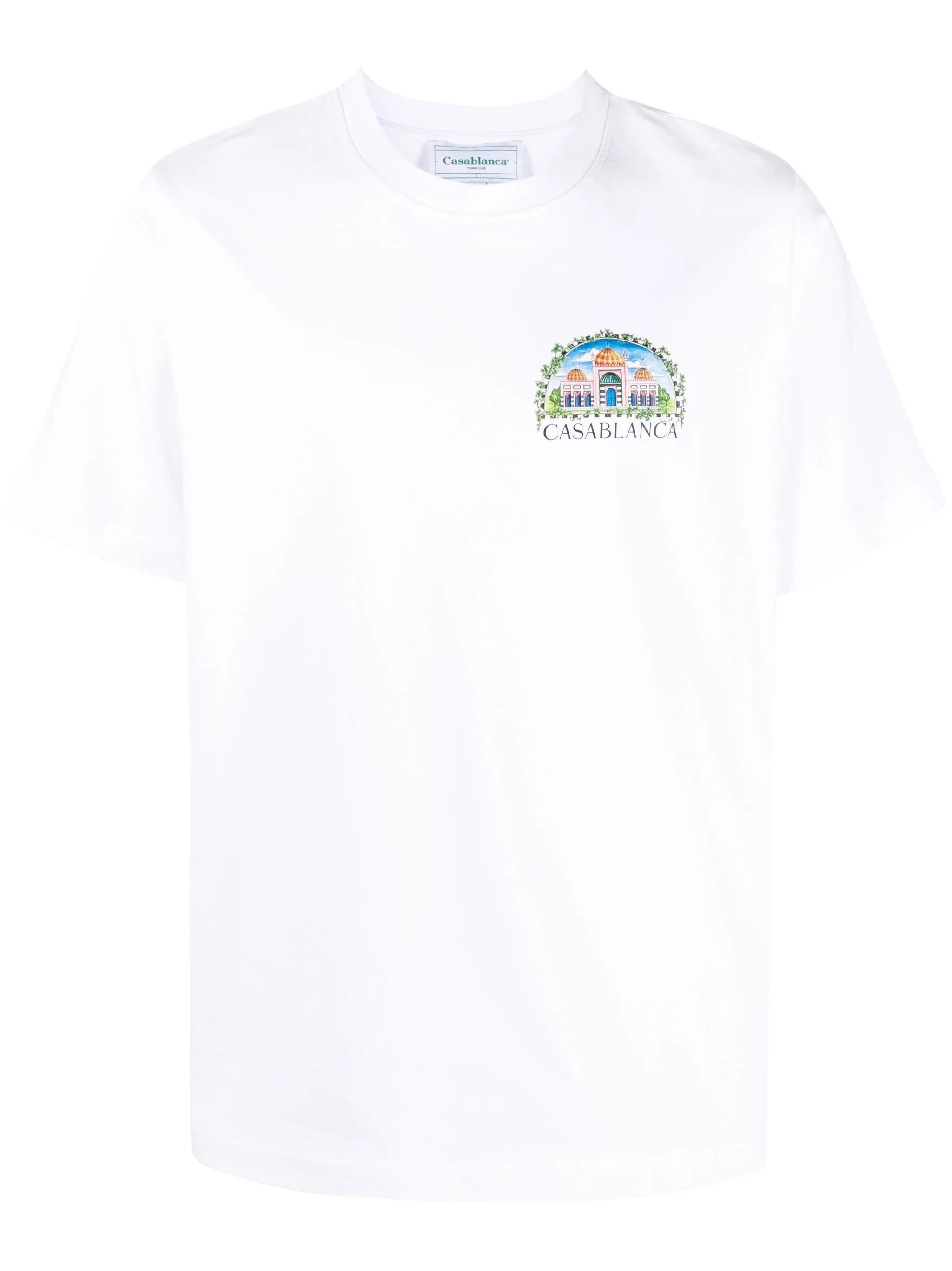 logo-print organic-cotton T-shirt