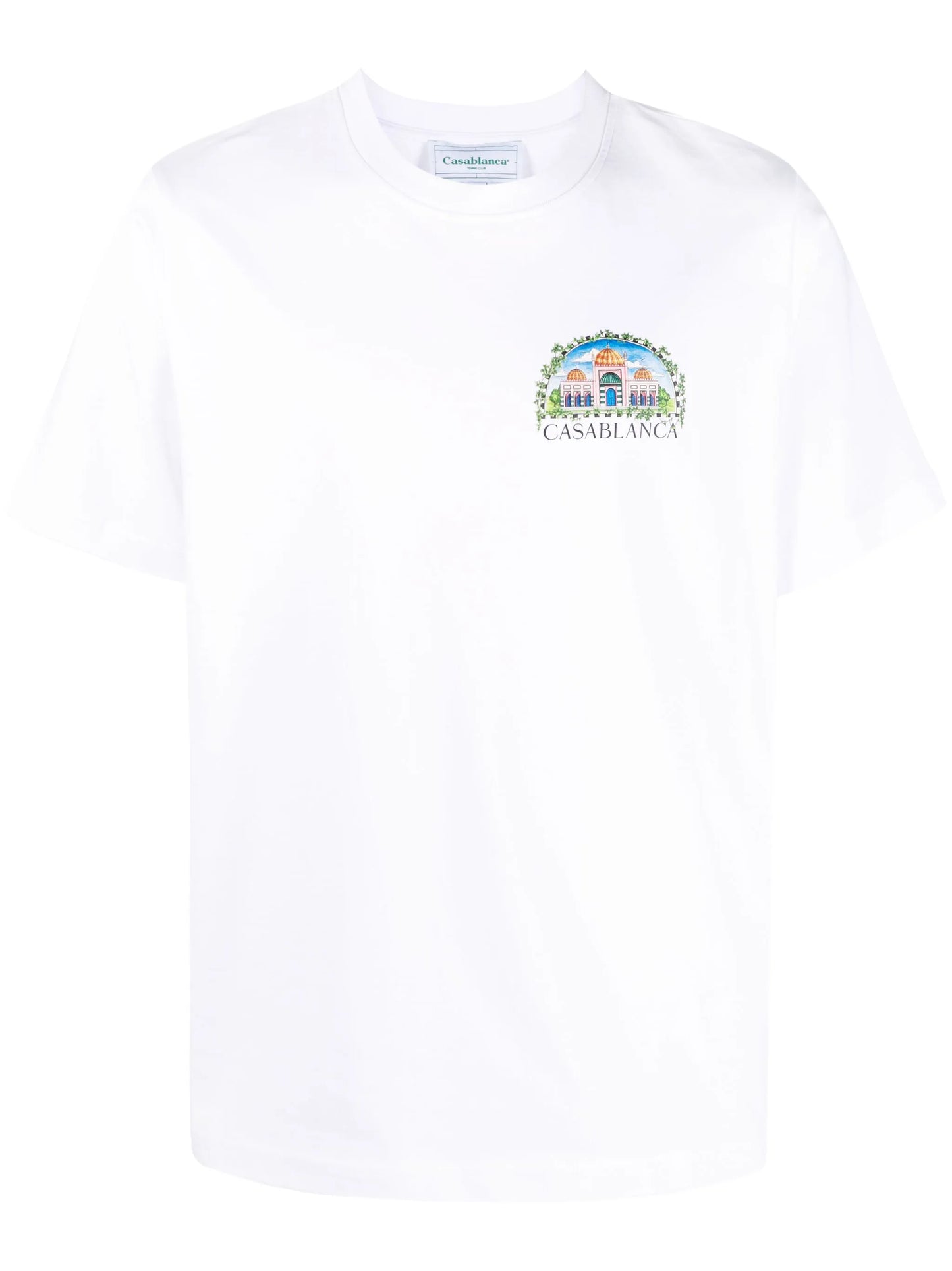 logo-print organic-cotton T-shirt