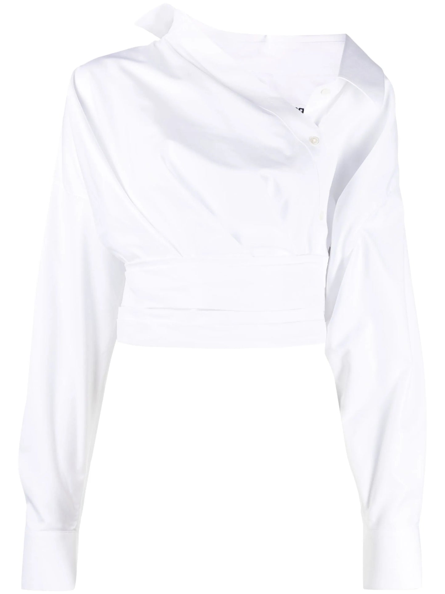 wrap cotton shirt