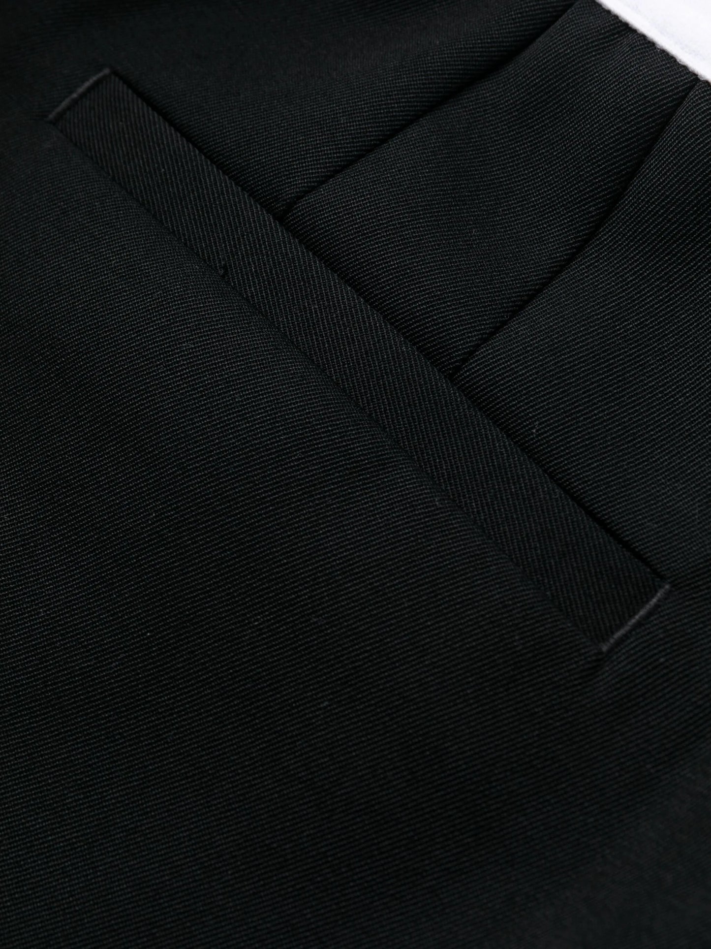 logo-waistband straight-leg trousers