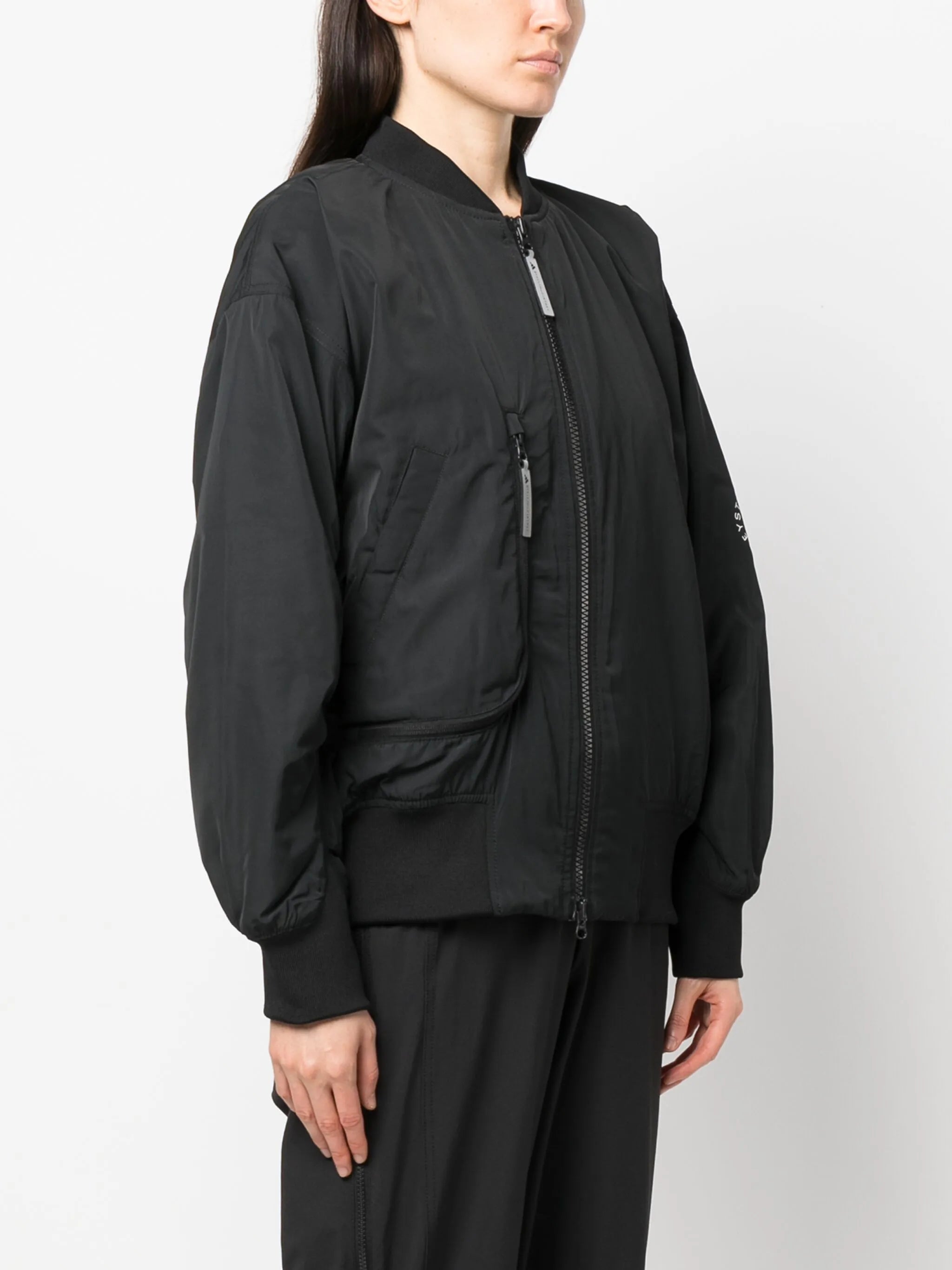 x Stella McCartne logo-print lightweight jacket