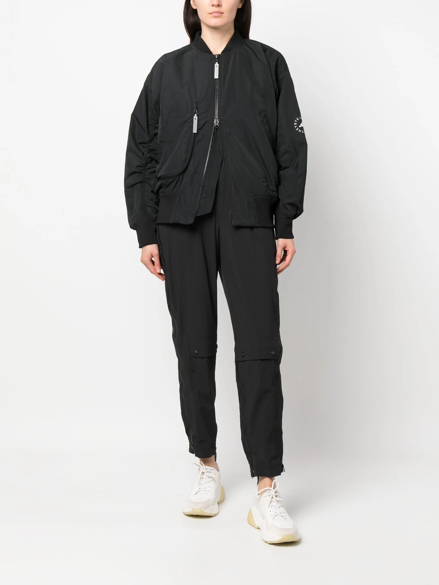 x Stella McCartne logo-print lightweight jacket