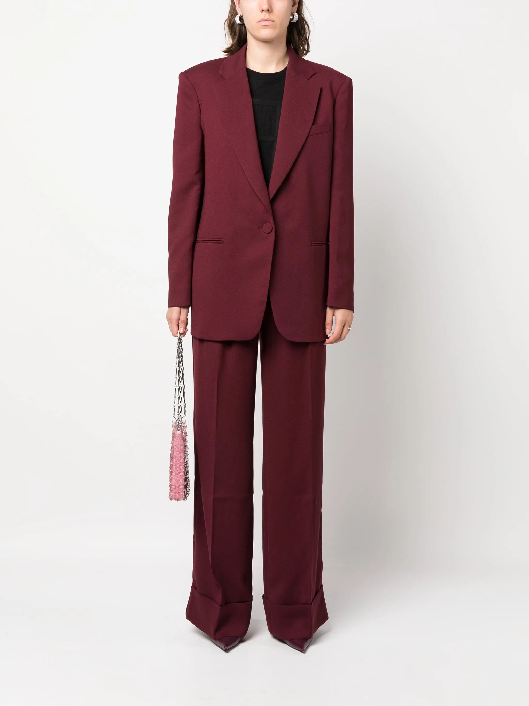 Natalie high-waisted palazzo pants