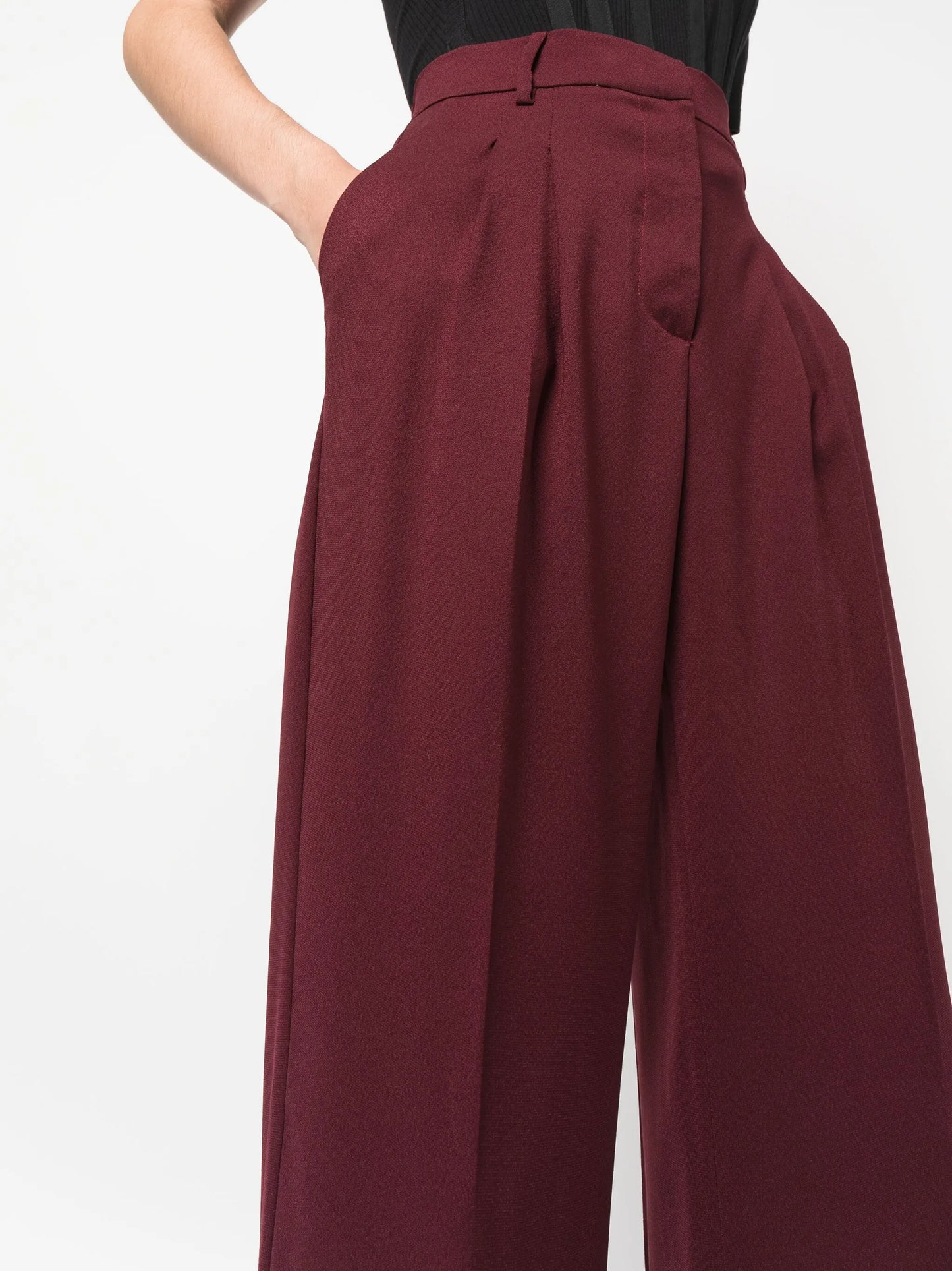 Natalie high-waisted palazzo pants