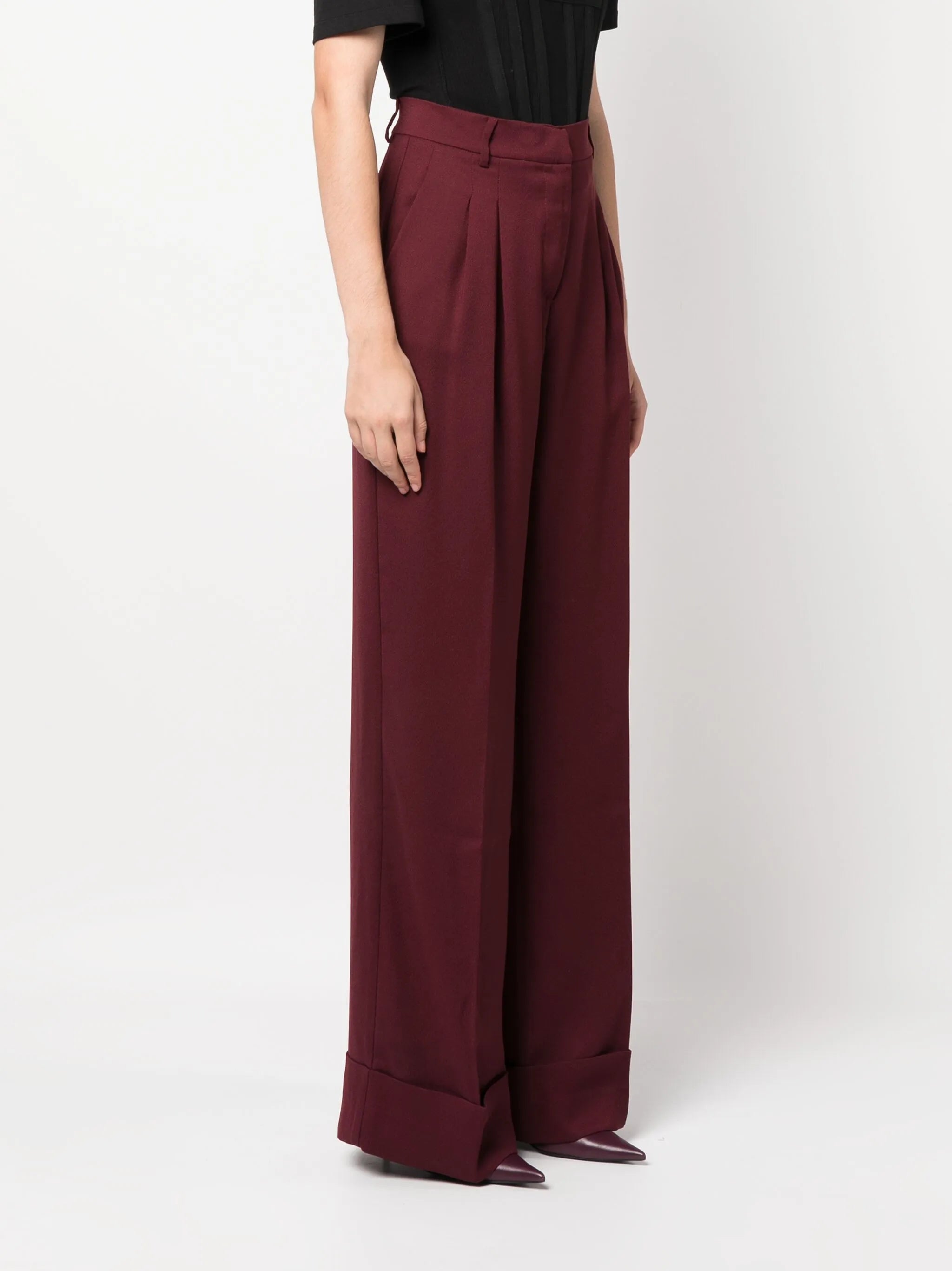 Natalie high-waisted palazzo pants