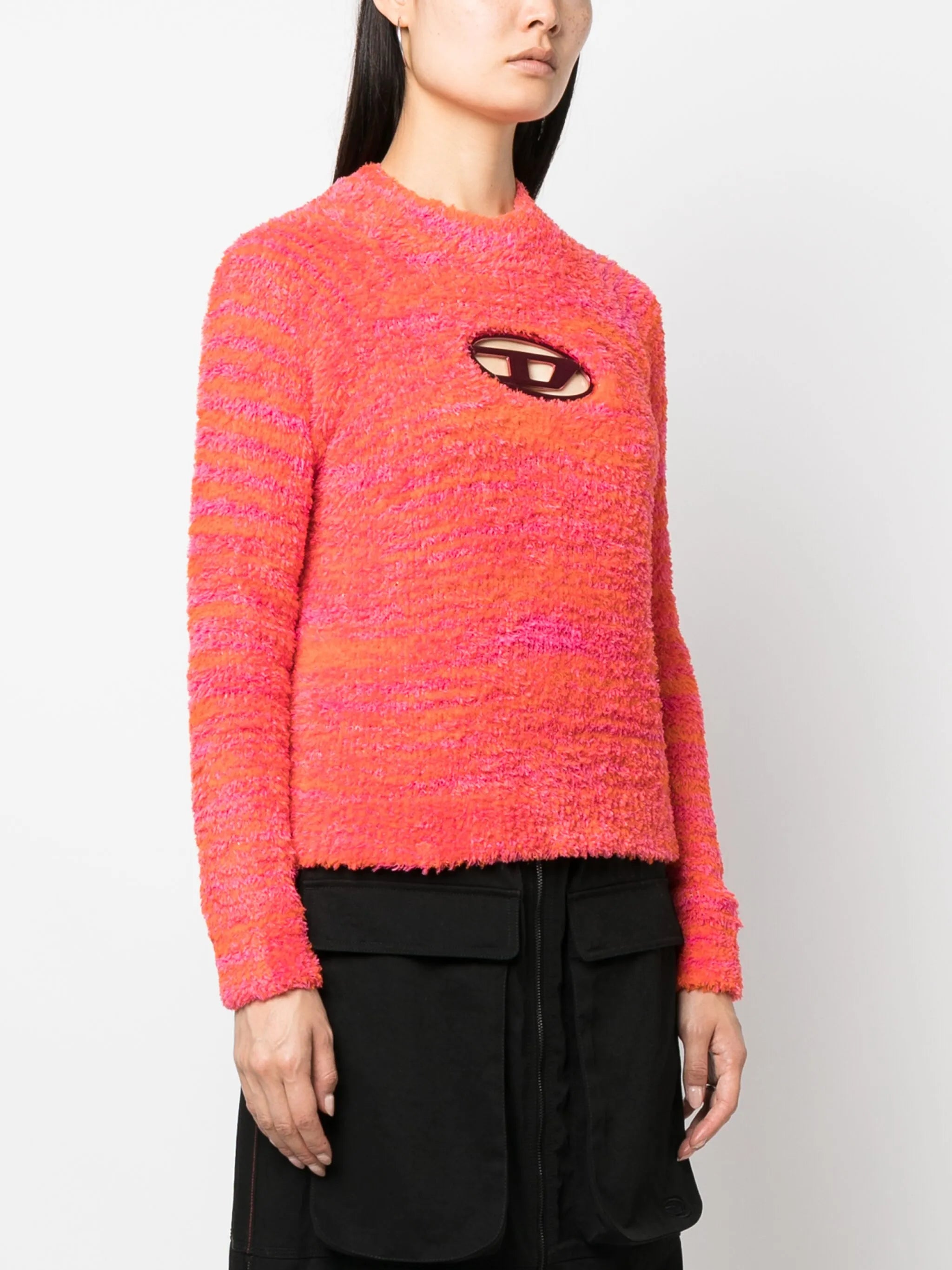 M-Kyra logo-plaque jumper