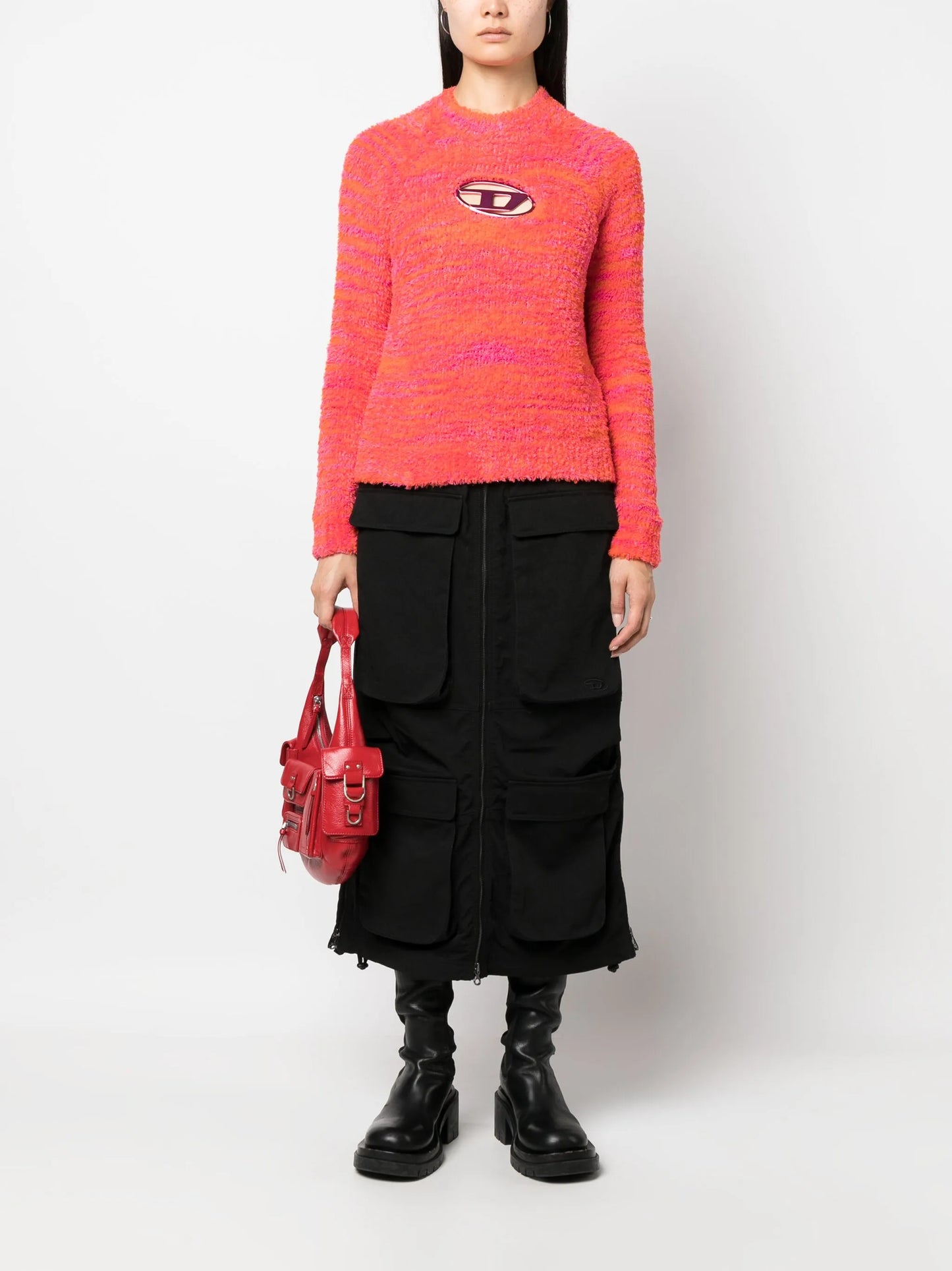 M-Kyra logo-plaque jumper
