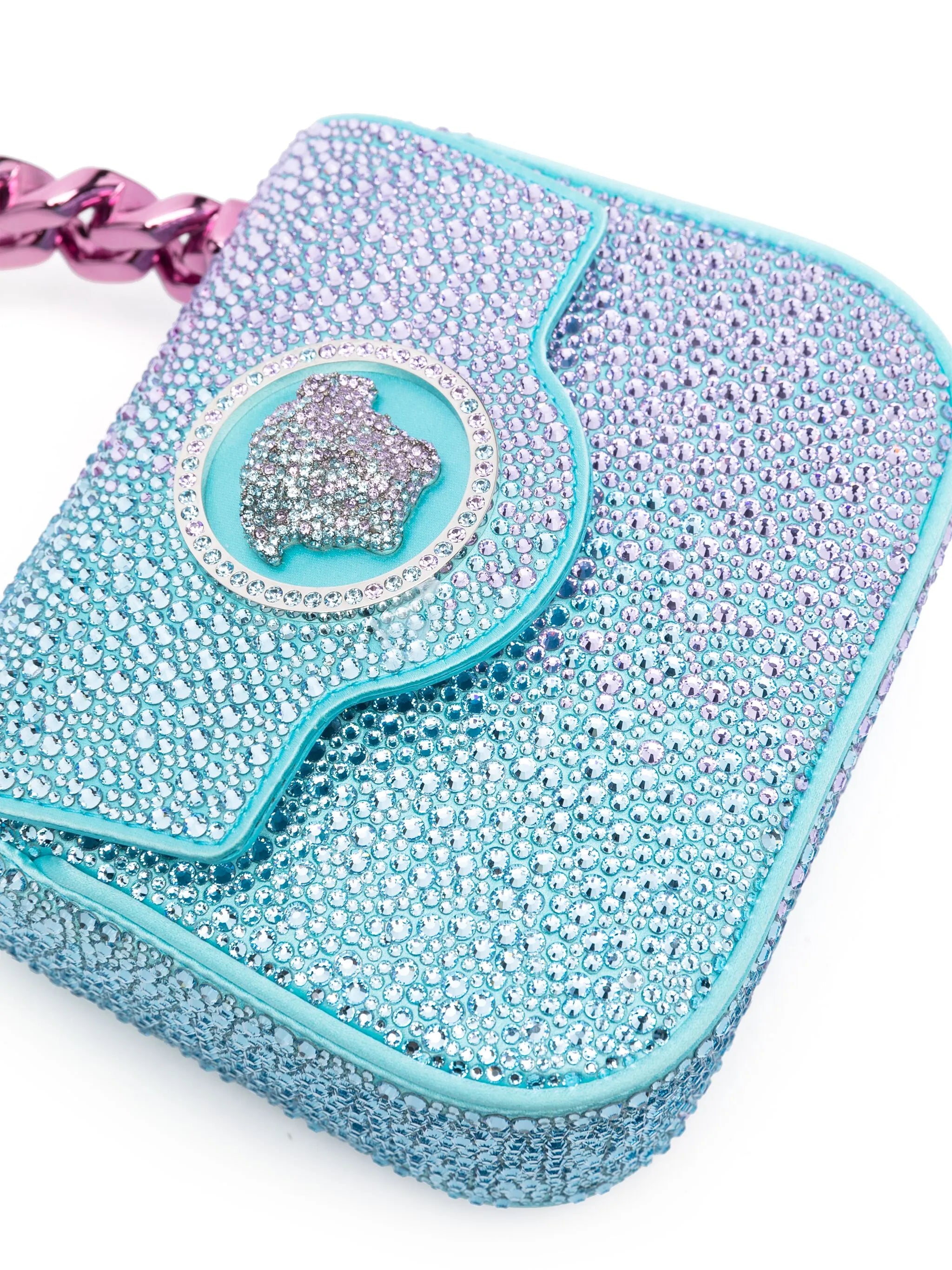 La Medusa crystal-embellished mini bag