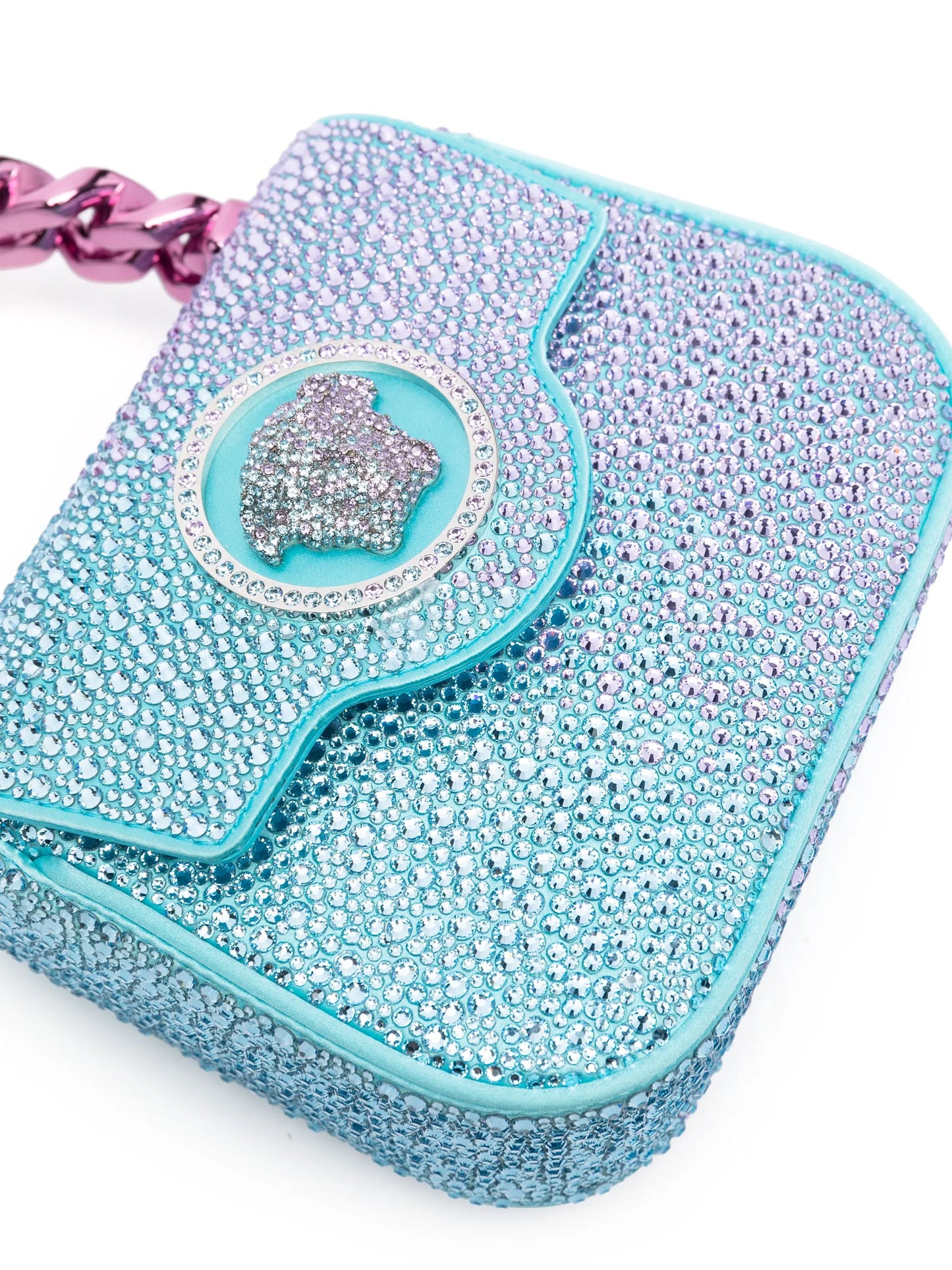 La Medusa crystal-embellished mini bag