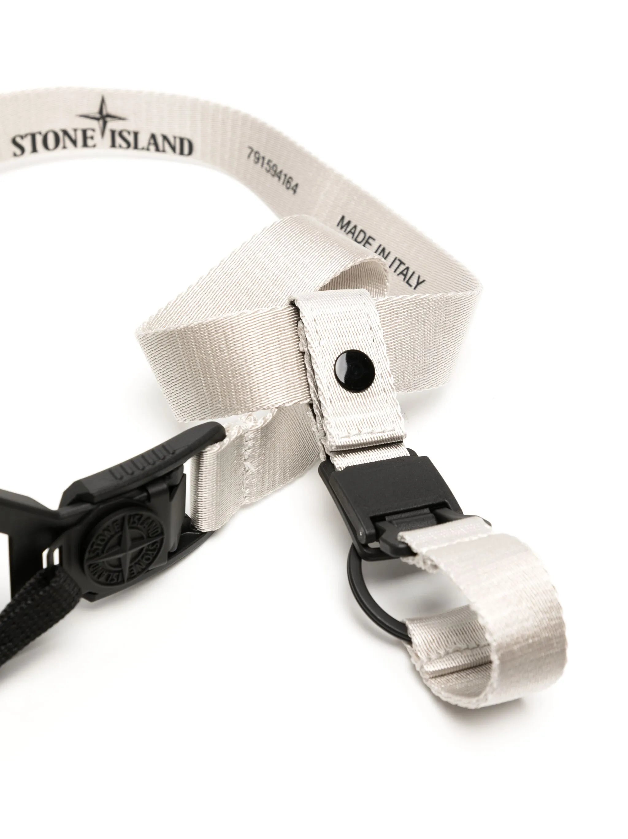 logo-print adjustable belt