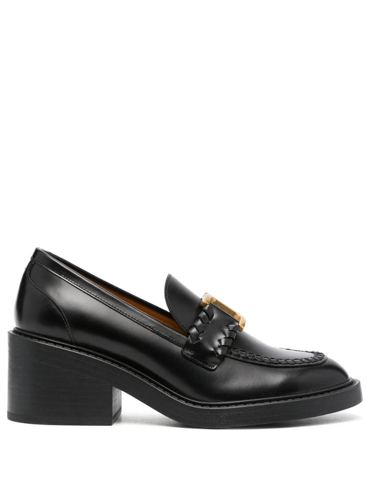 60mm Marcie leather loafers