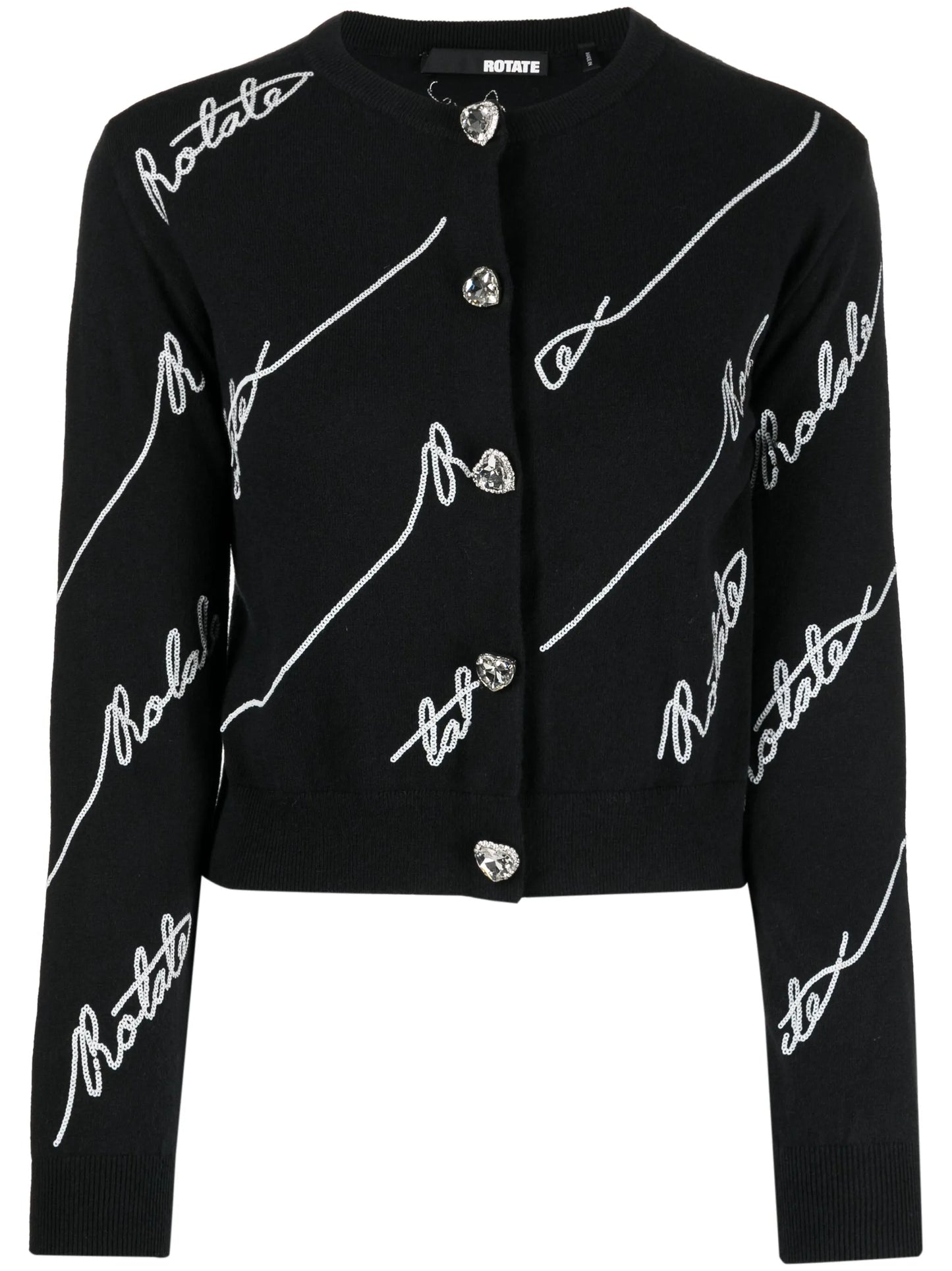 sequin-embellished cardigan