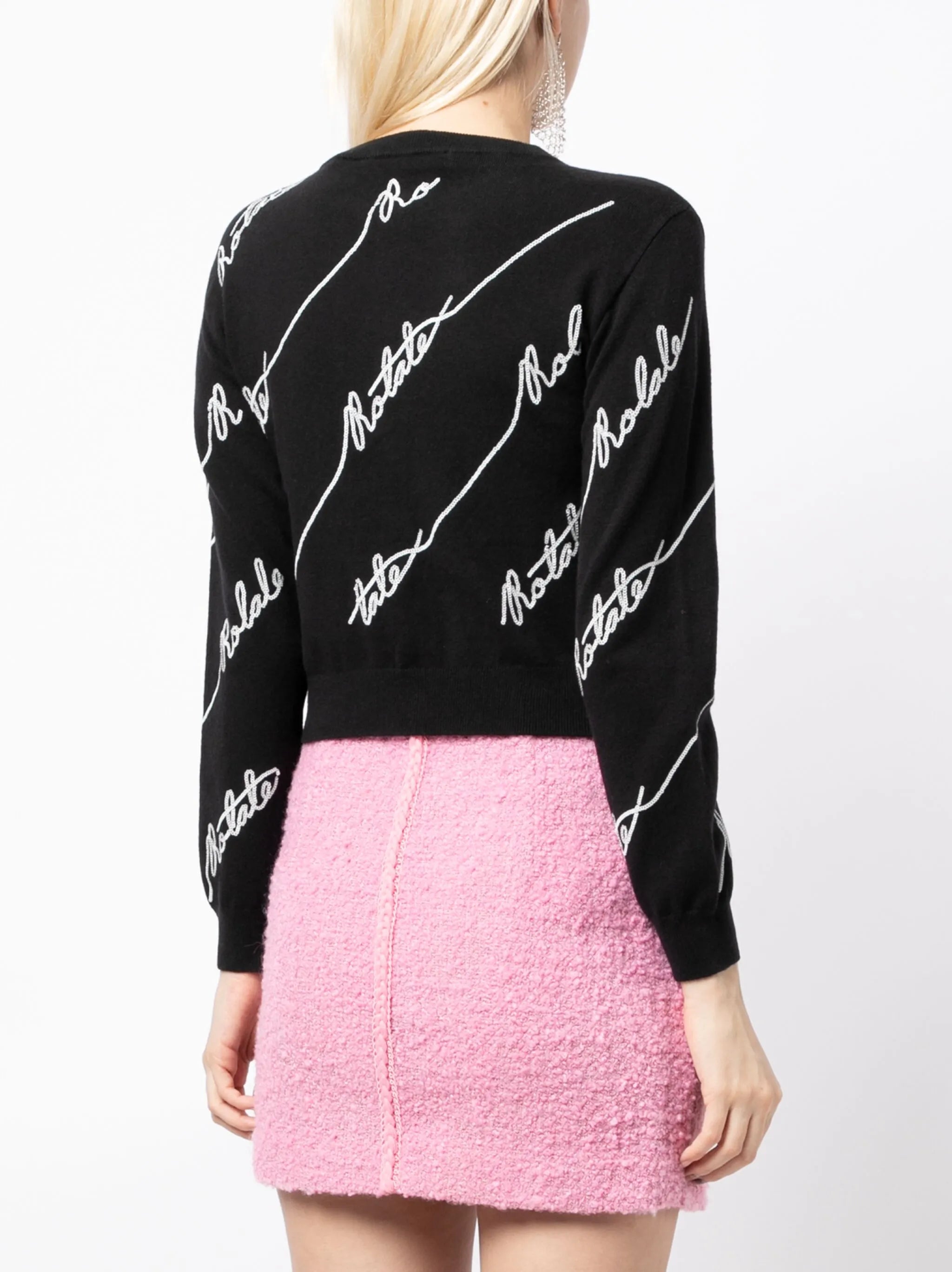 sequin-embellished cardigan