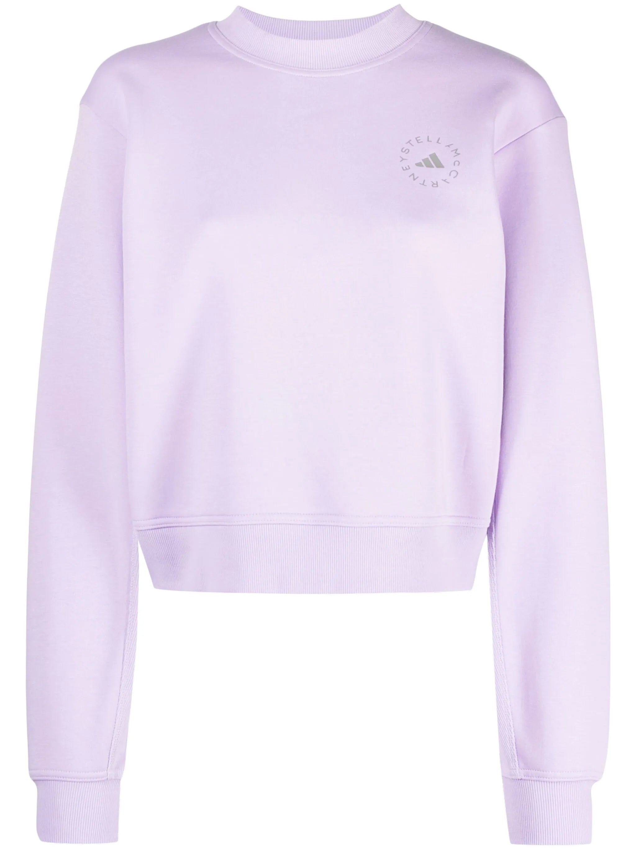 logo-print organic cotton sweatshirt