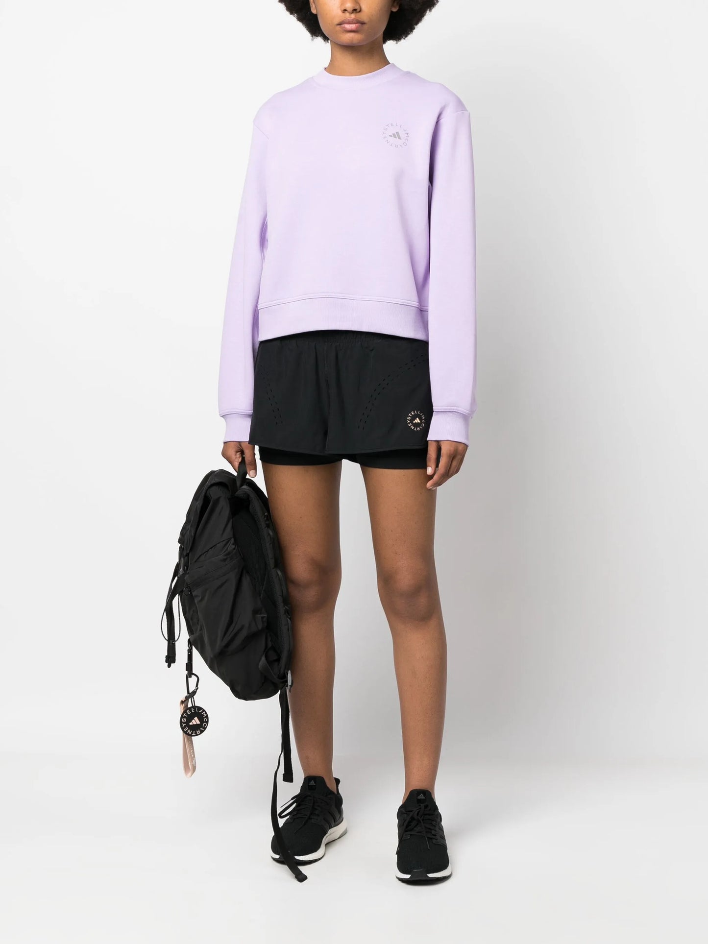 logo-print organic cotton sweatshirt