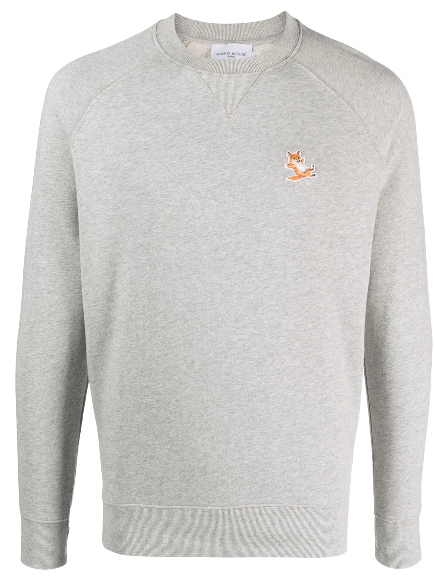 logo-patch cotton sweatshirt