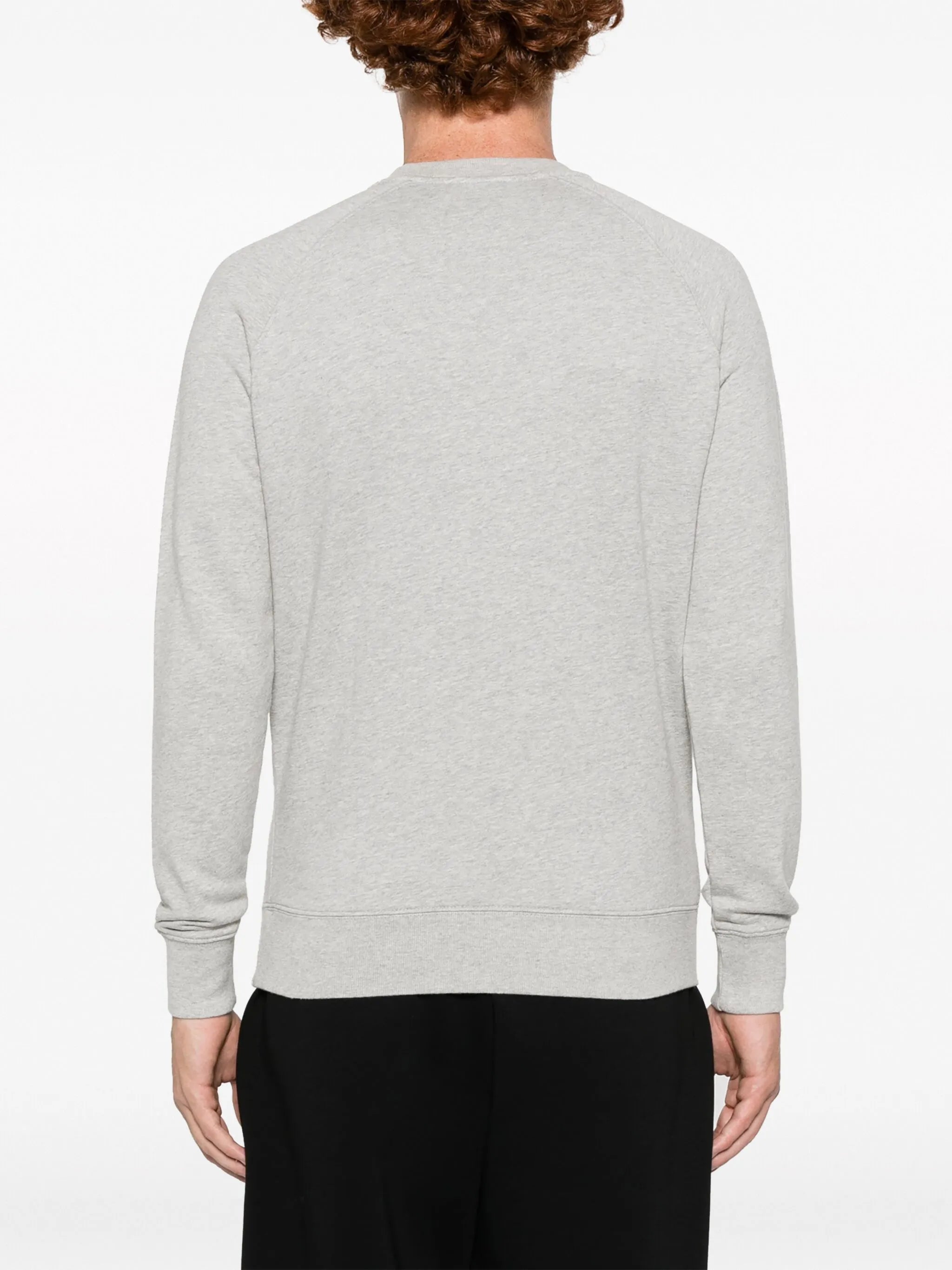 logo-patch cotton sweatshirt