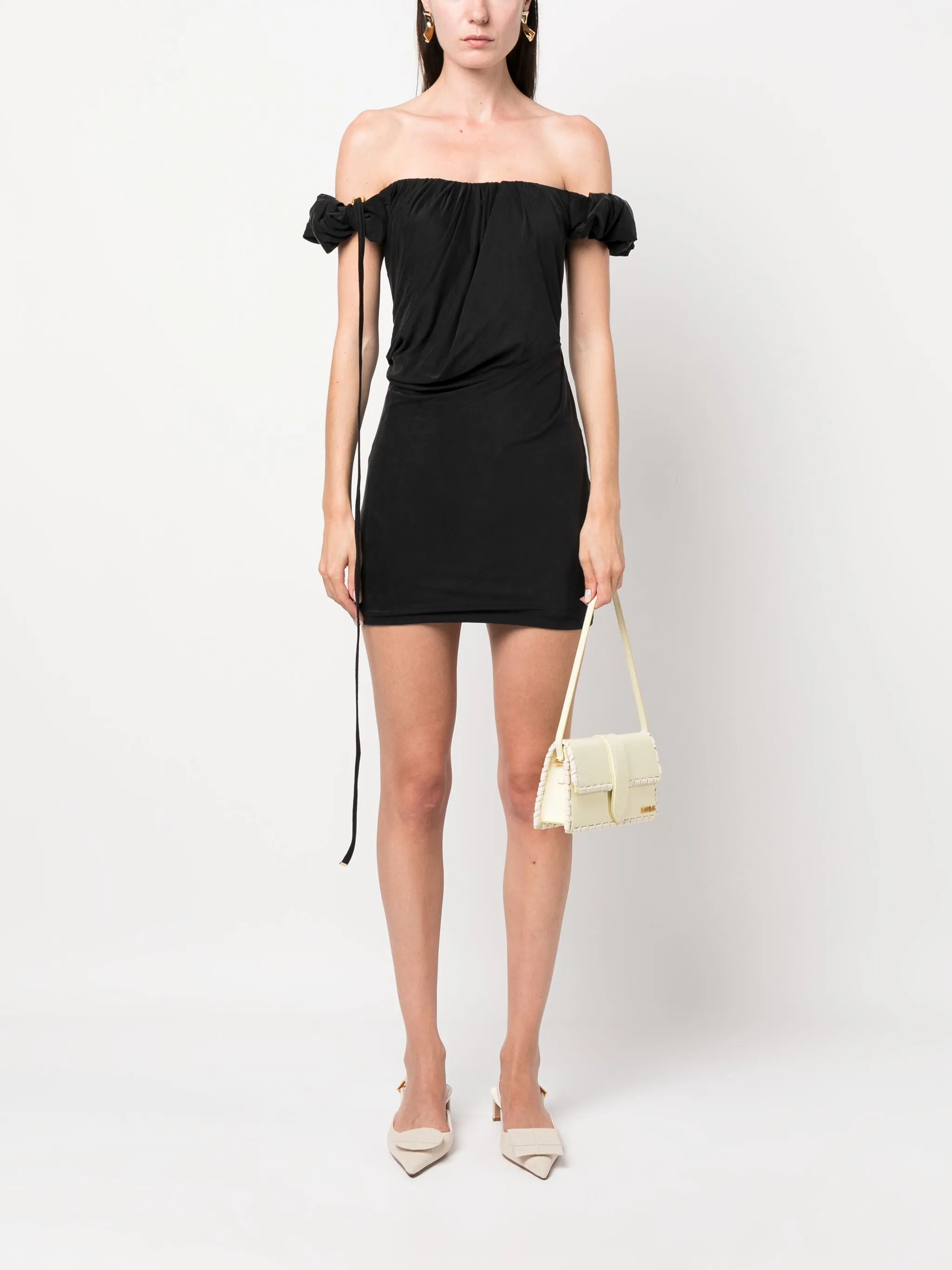 La Robe Ciceri draped minidress