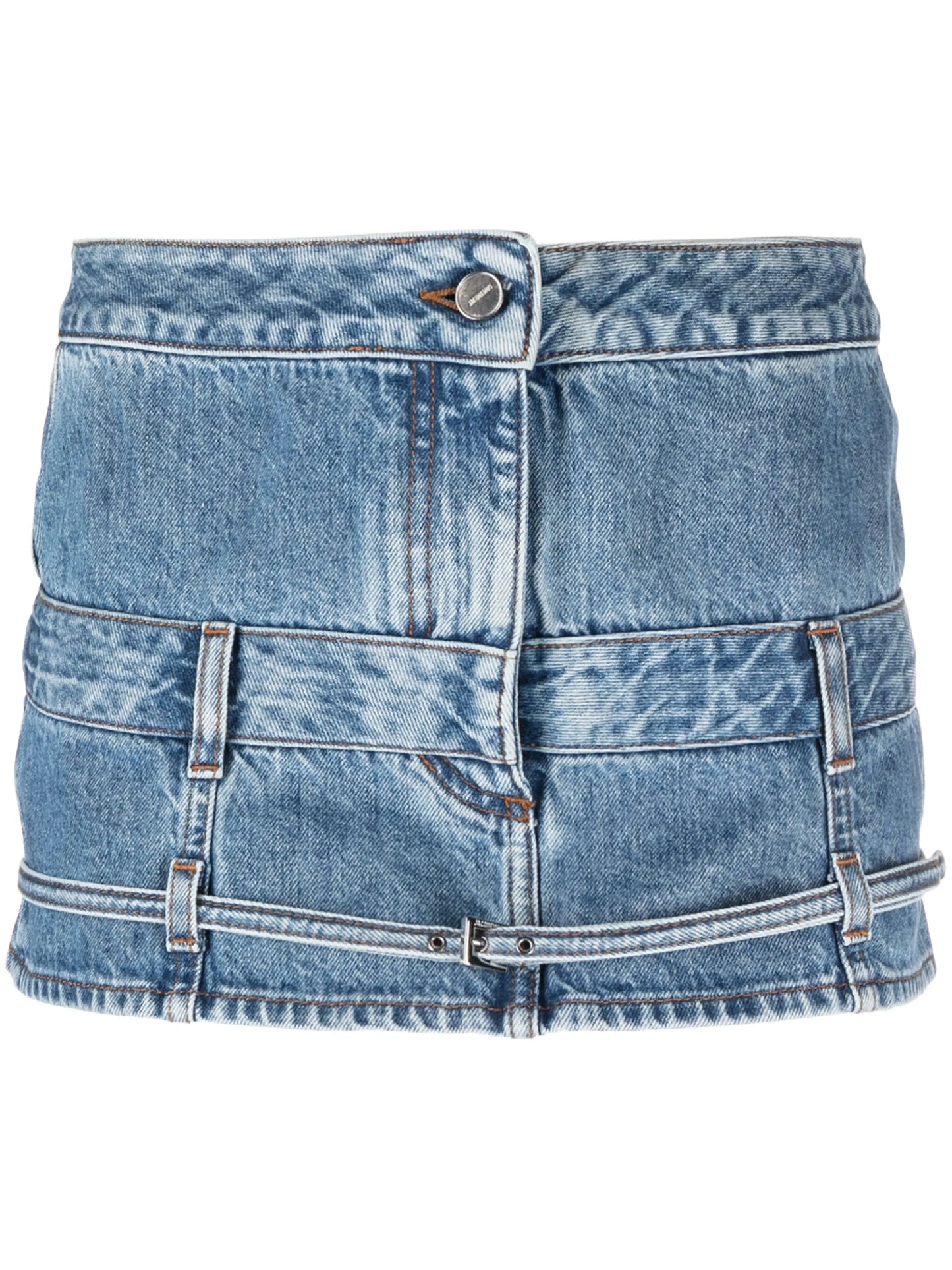 La Mini De Nimes Criollo denim miniskirt