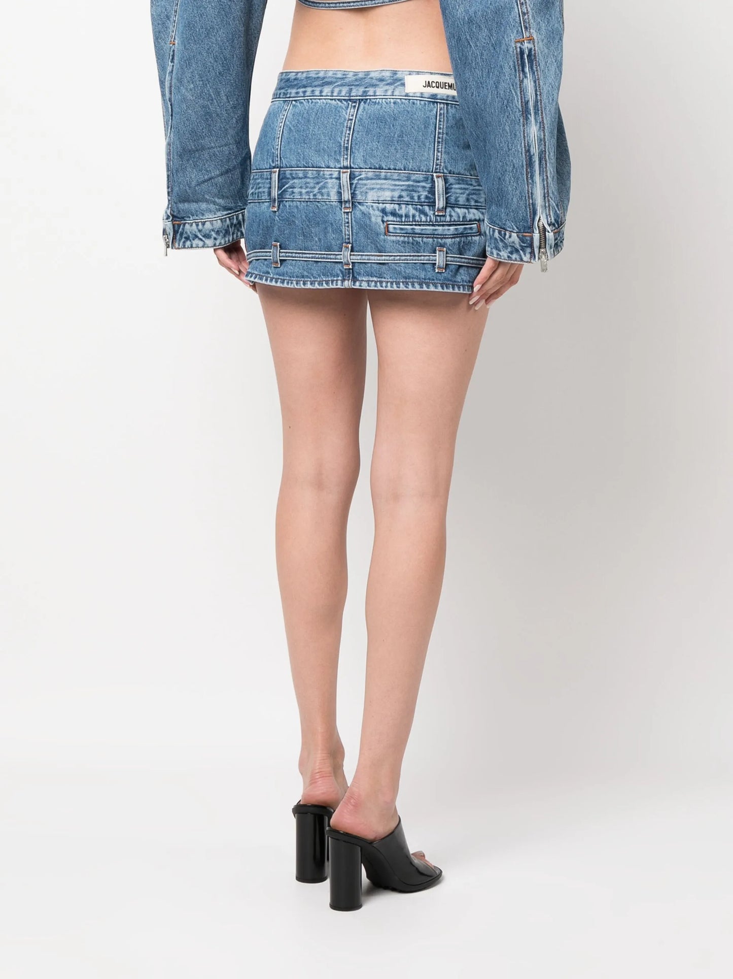 La Mini De Nimes Criollo denim miniskirt