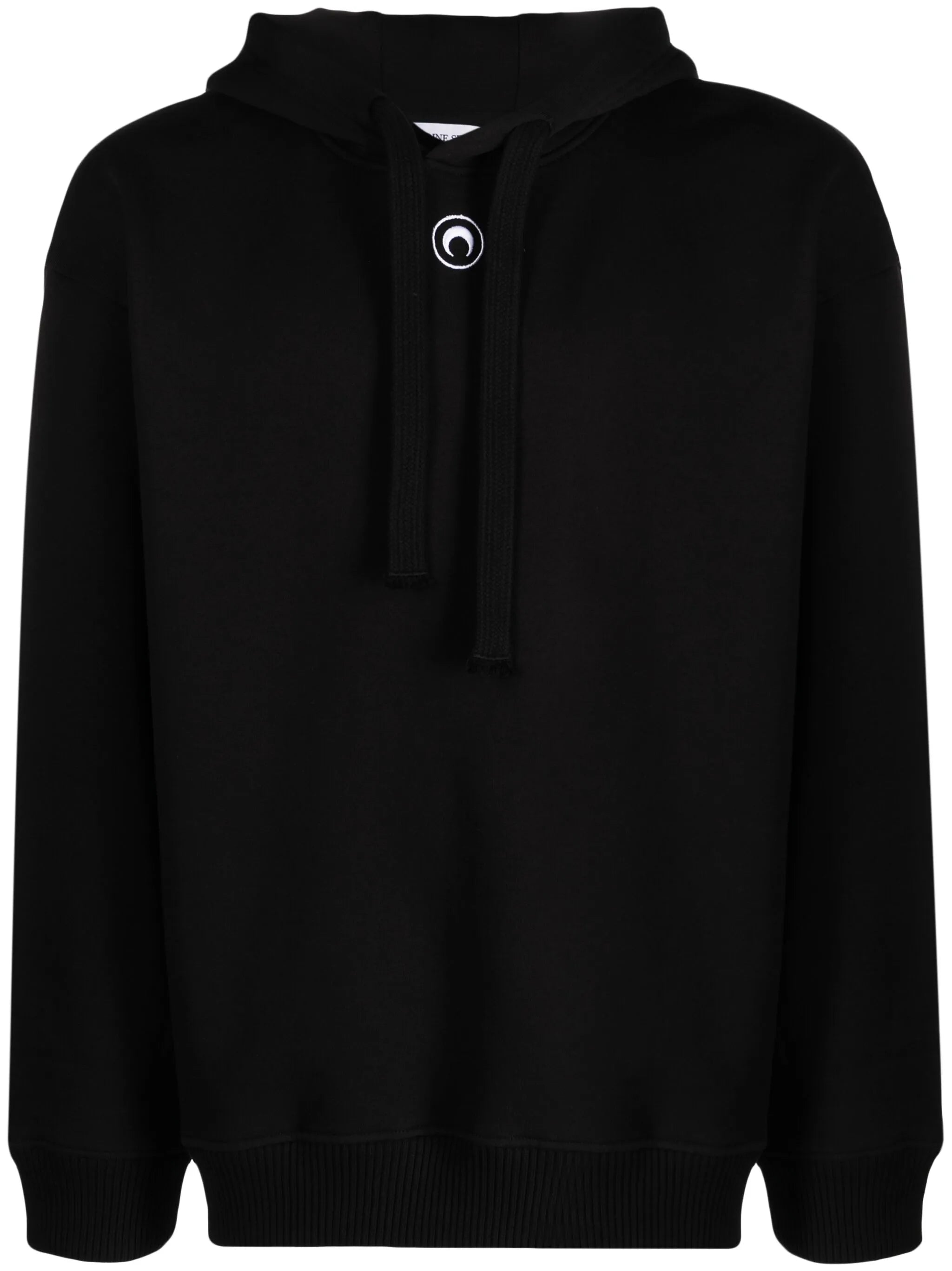 rose-print organic cotton hoodie