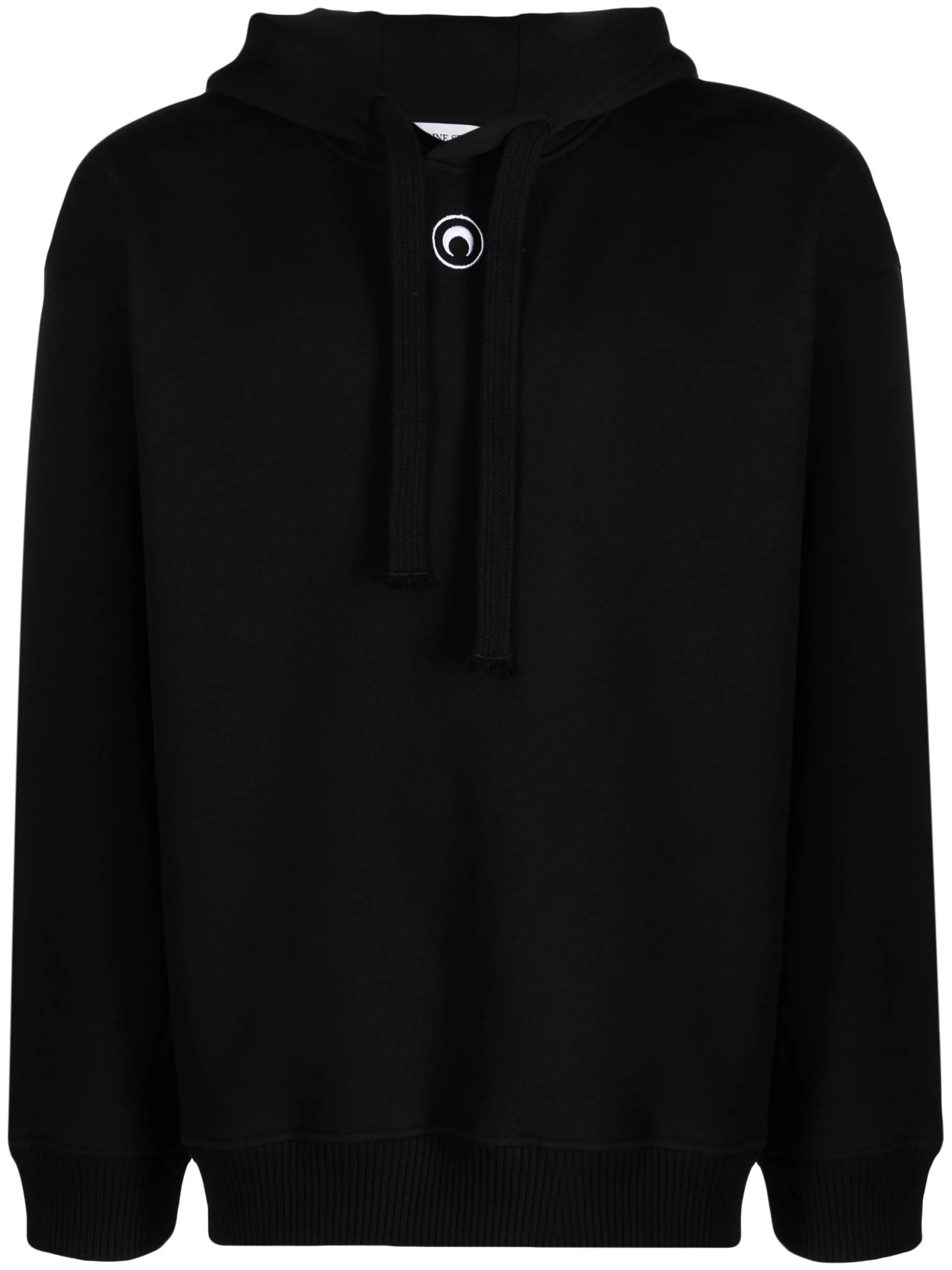 rose-print organic cotton hoodie