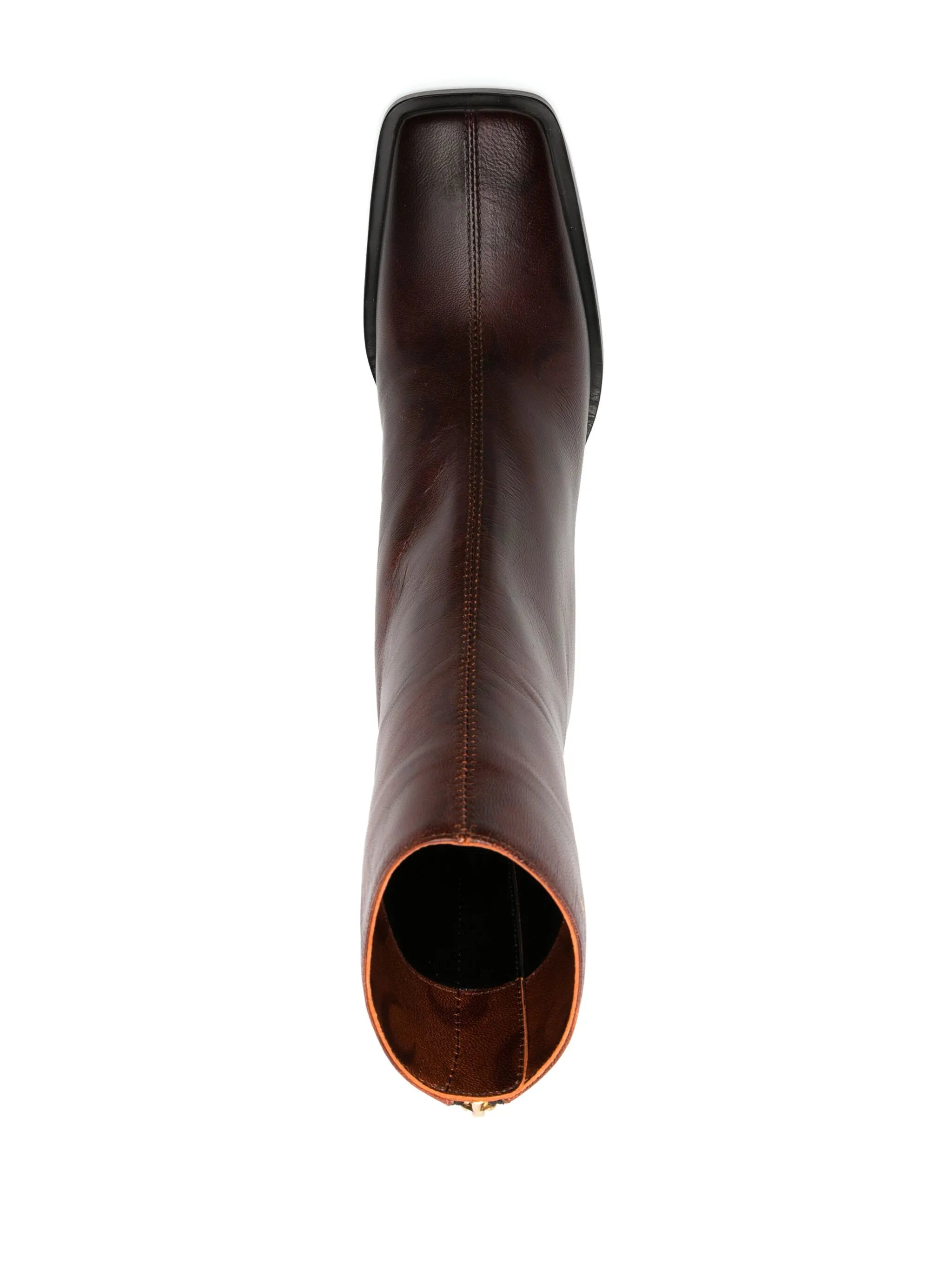 Airbrushed Crescent Moon-print ankle boots
