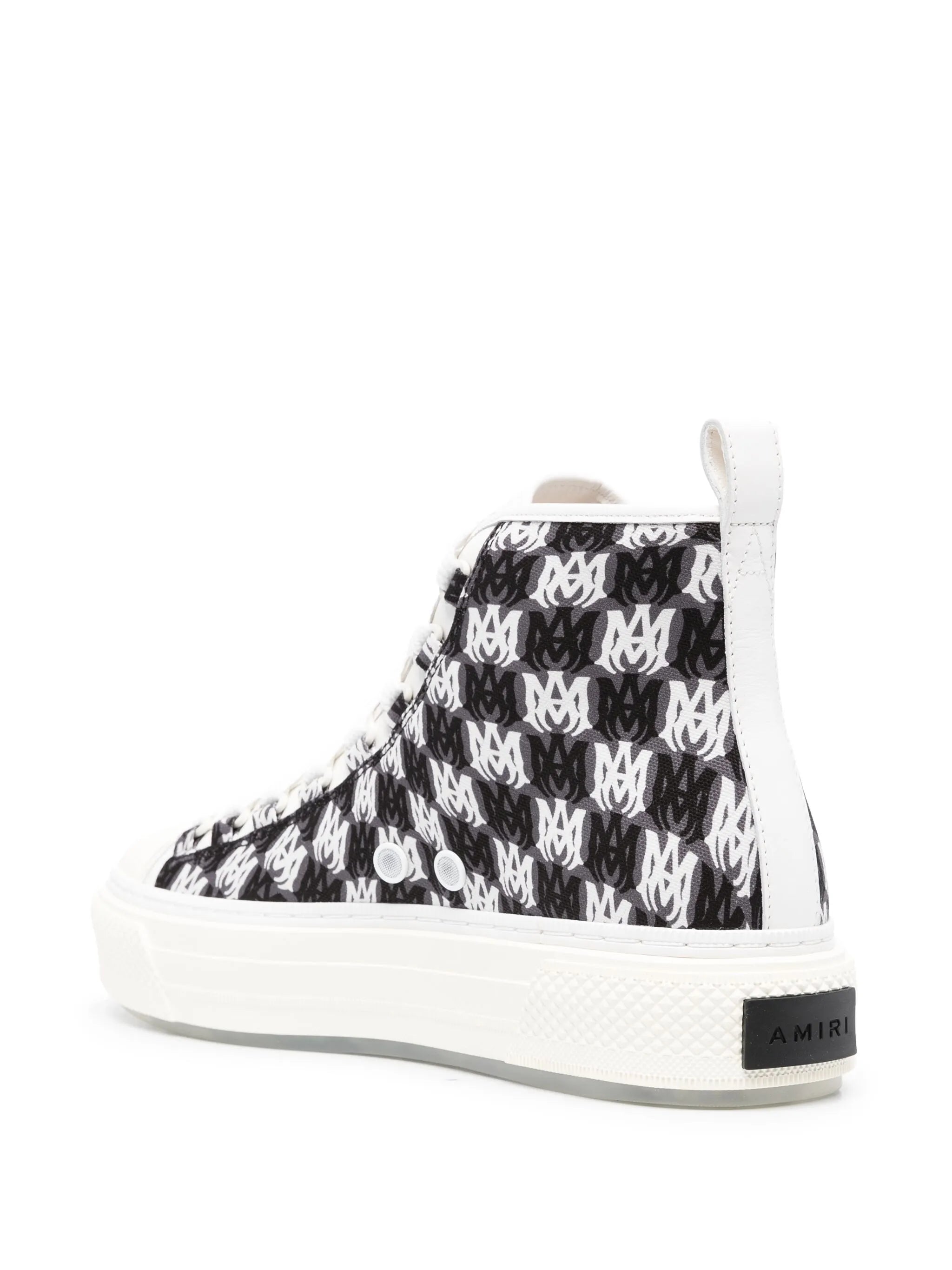logo-patch lace-up sneakers